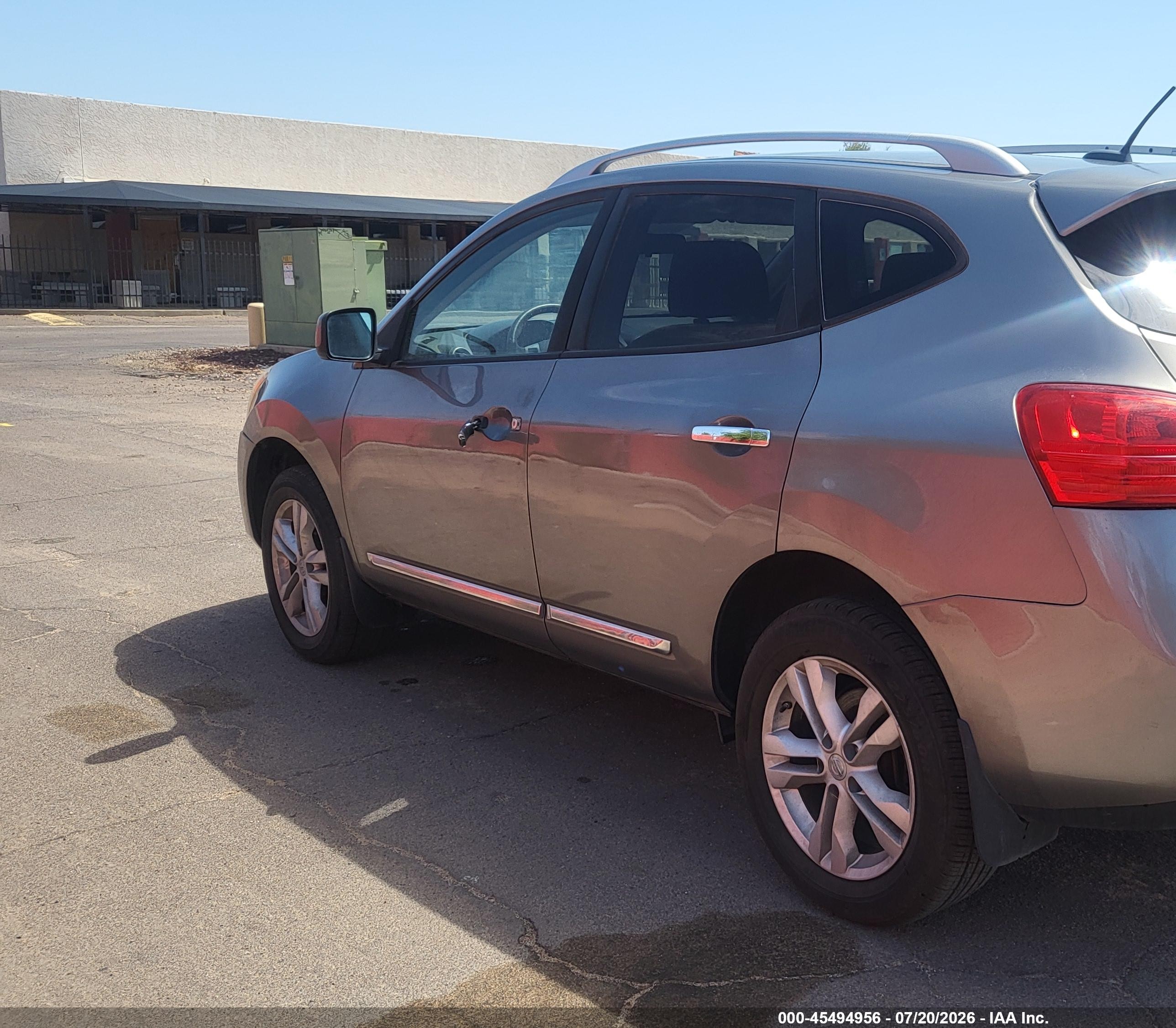 2012 Nissan Rogue Sv Gray vin: JN8AS5MV3CW717175