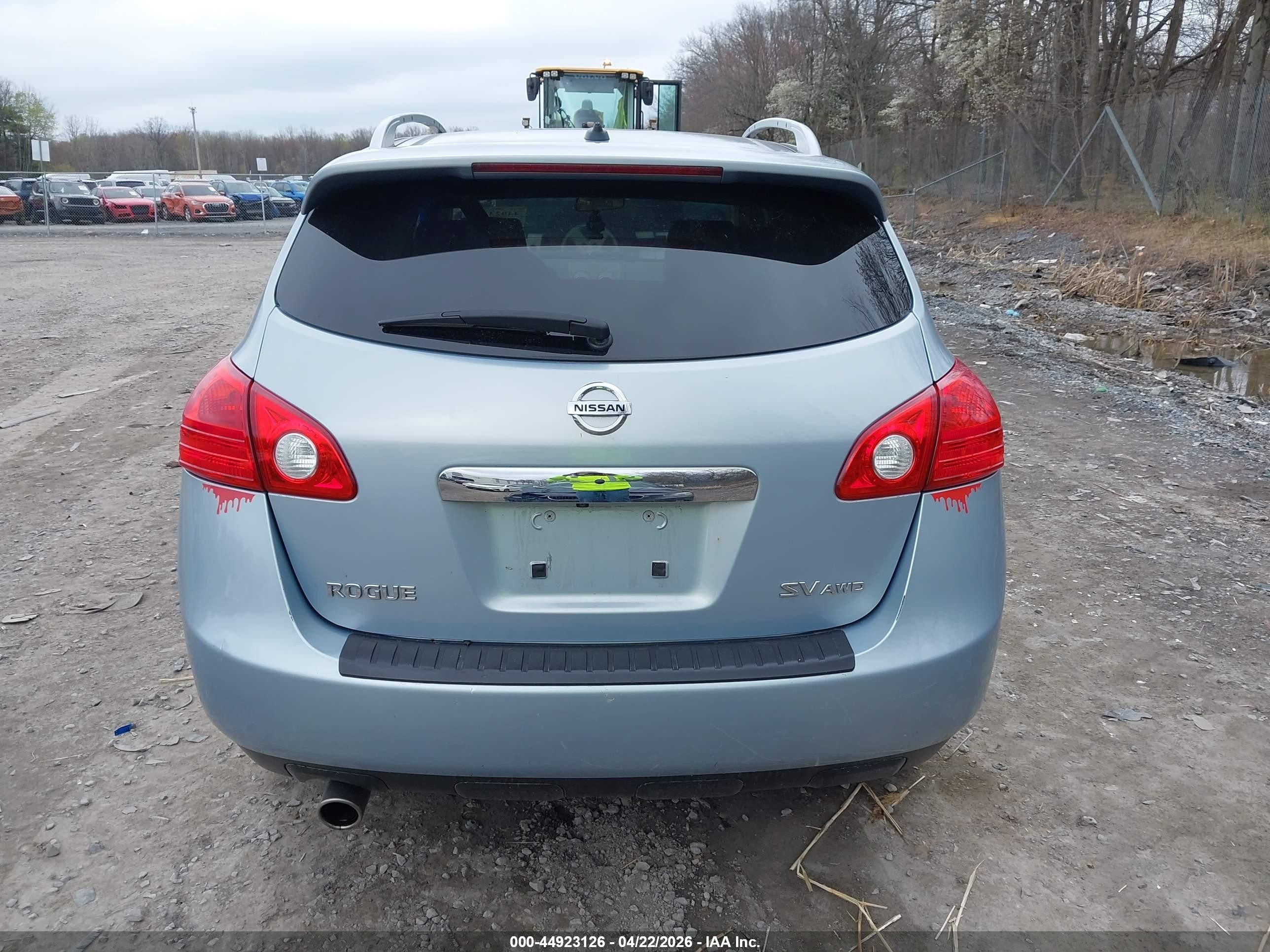 2013 Nissan Rogue Sv Light Blue vin: JN8AS5MV3DW113918