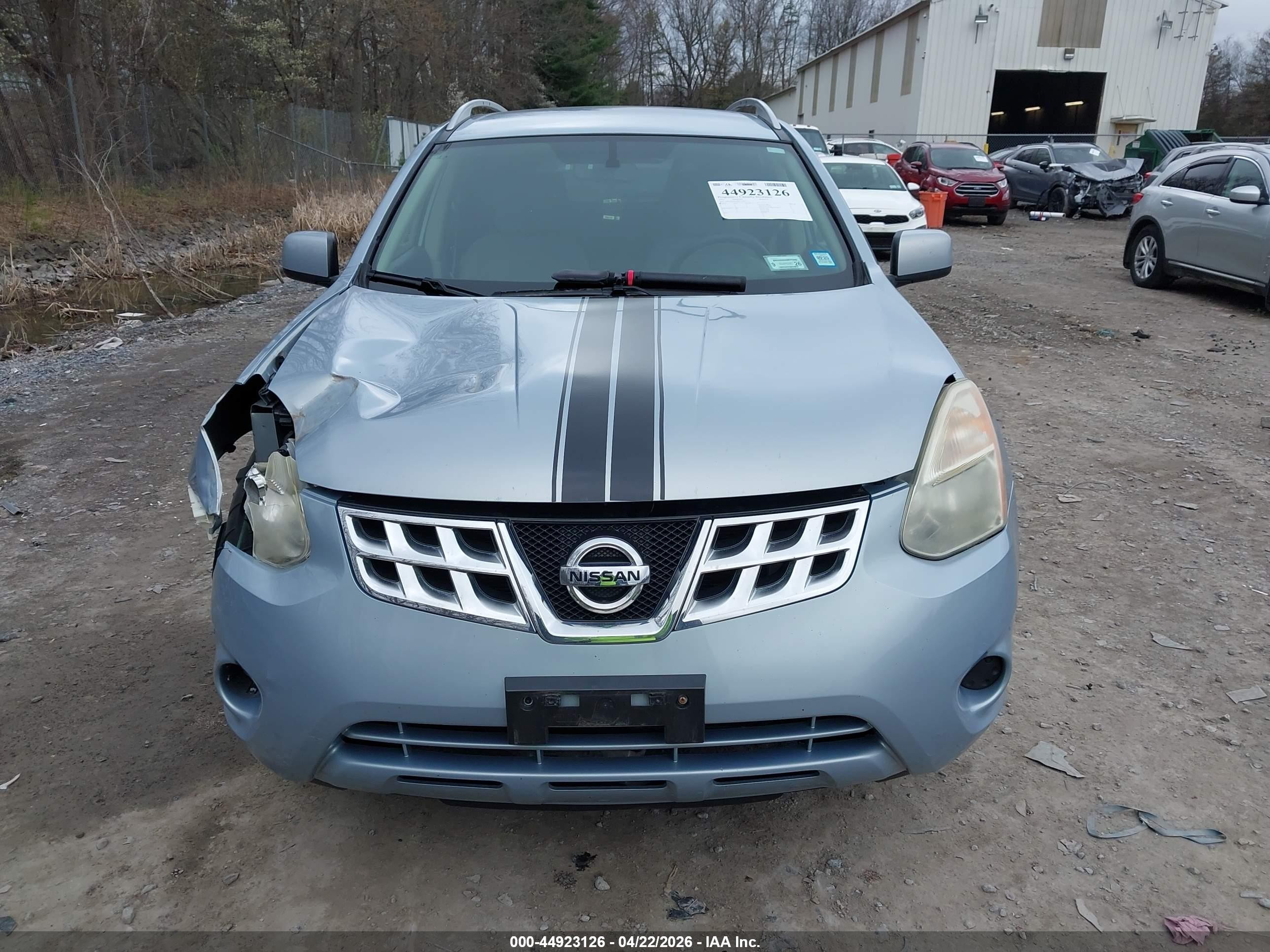 2013 Nissan Rogue Sv Light Blue vin: JN8AS5MV3DW113918
