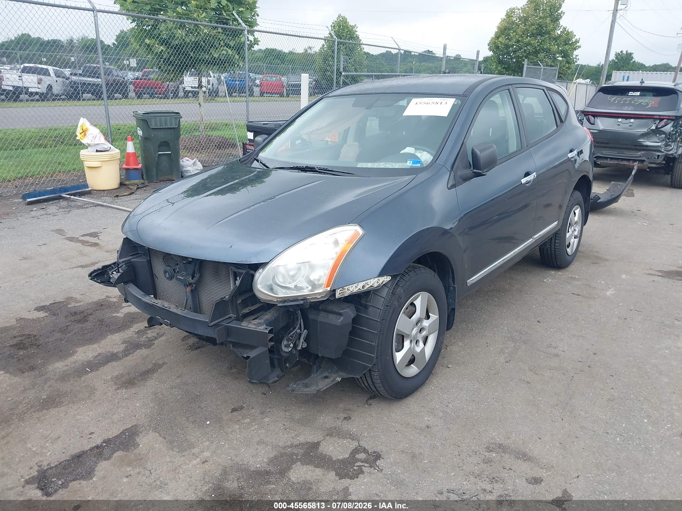 2013 Nissan Rogue S Blue vin: JN8AS5MV3DW115894