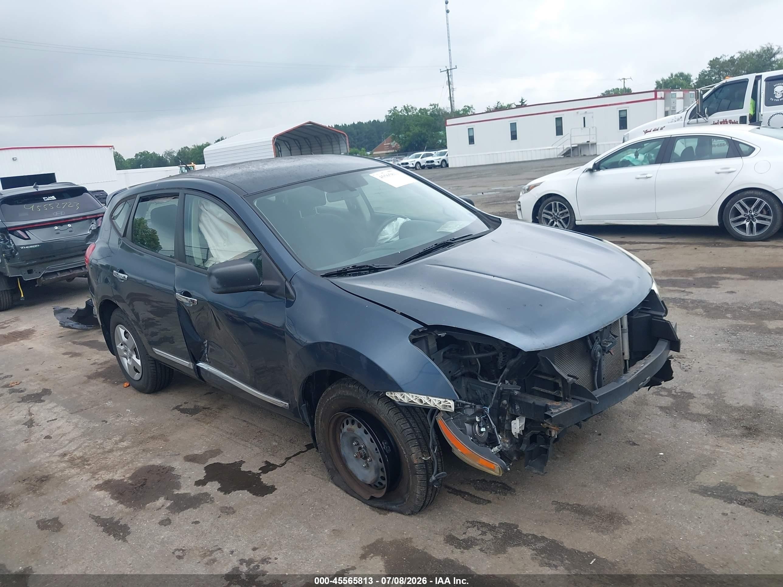2013 Nissan Rogue S Blue vin: JN8AS5MV3DW115894