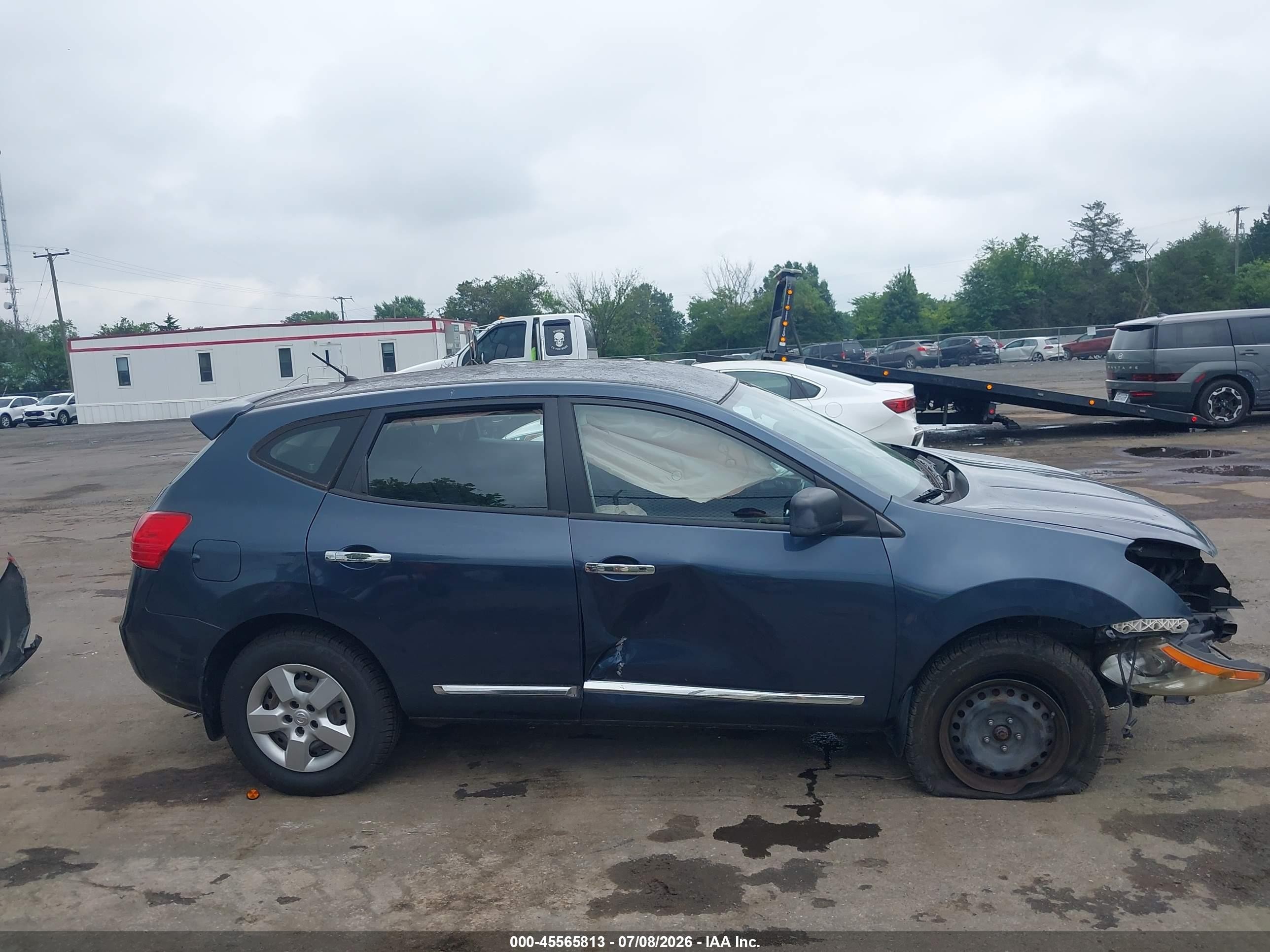 2013 Nissan Rogue S Blue vin: JN8AS5MV3DW115894