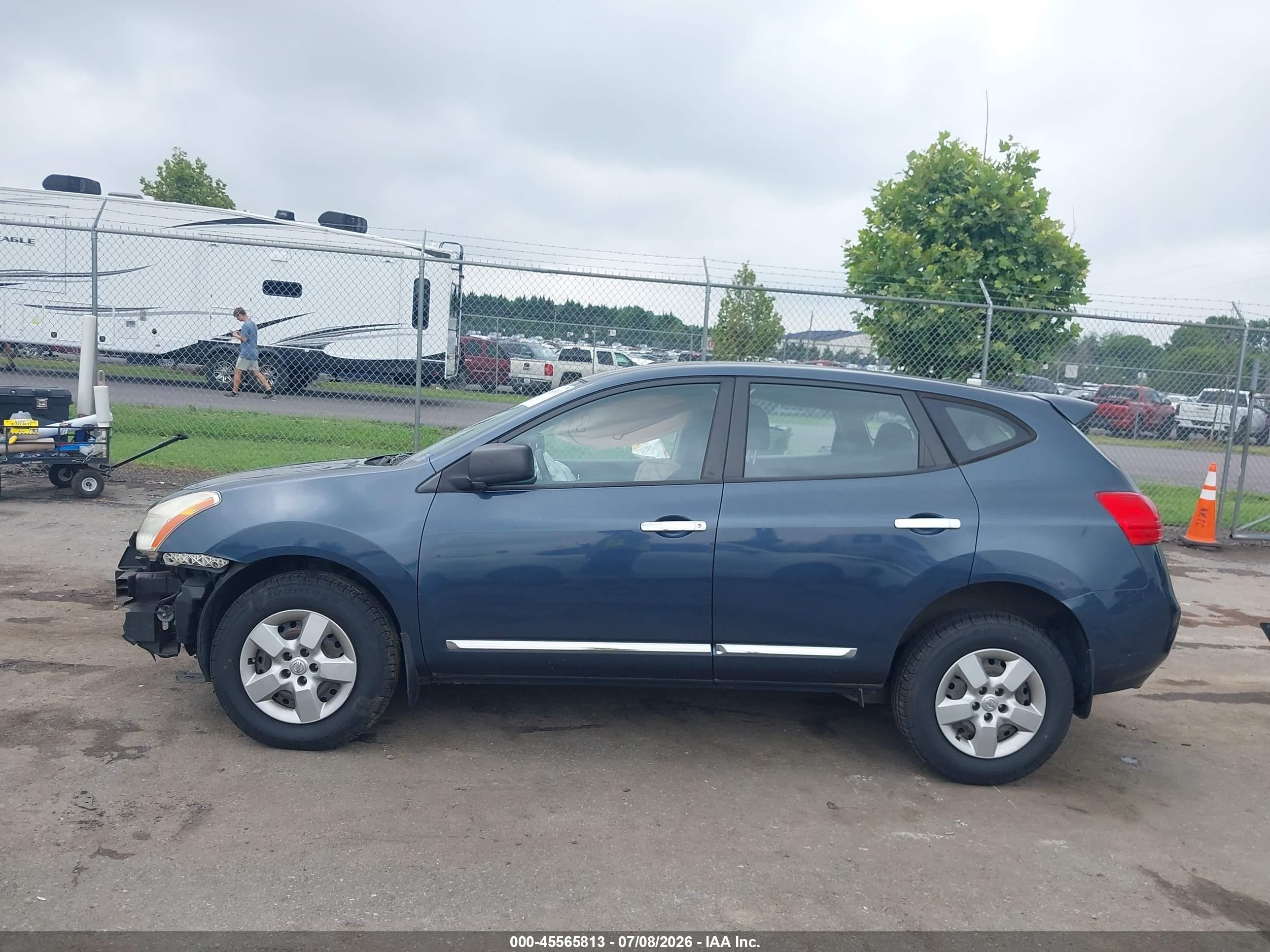 2013 Nissan Rogue S Blue vin: JN8AS5MV3DW115894