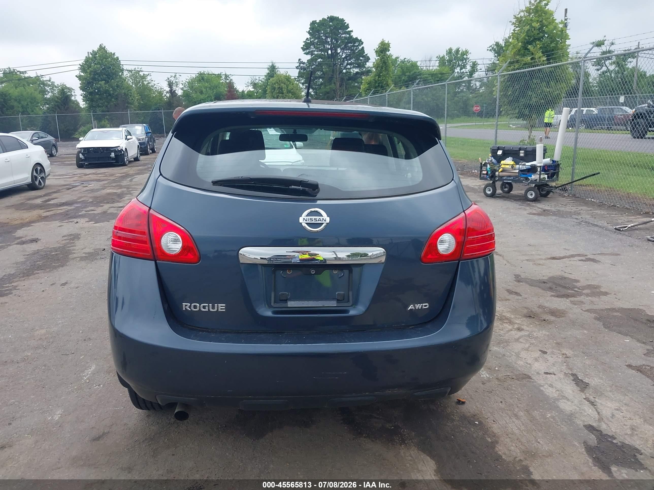 2013 Nissan Rogue S Blue vin: JN8AS5MV3DW115894
