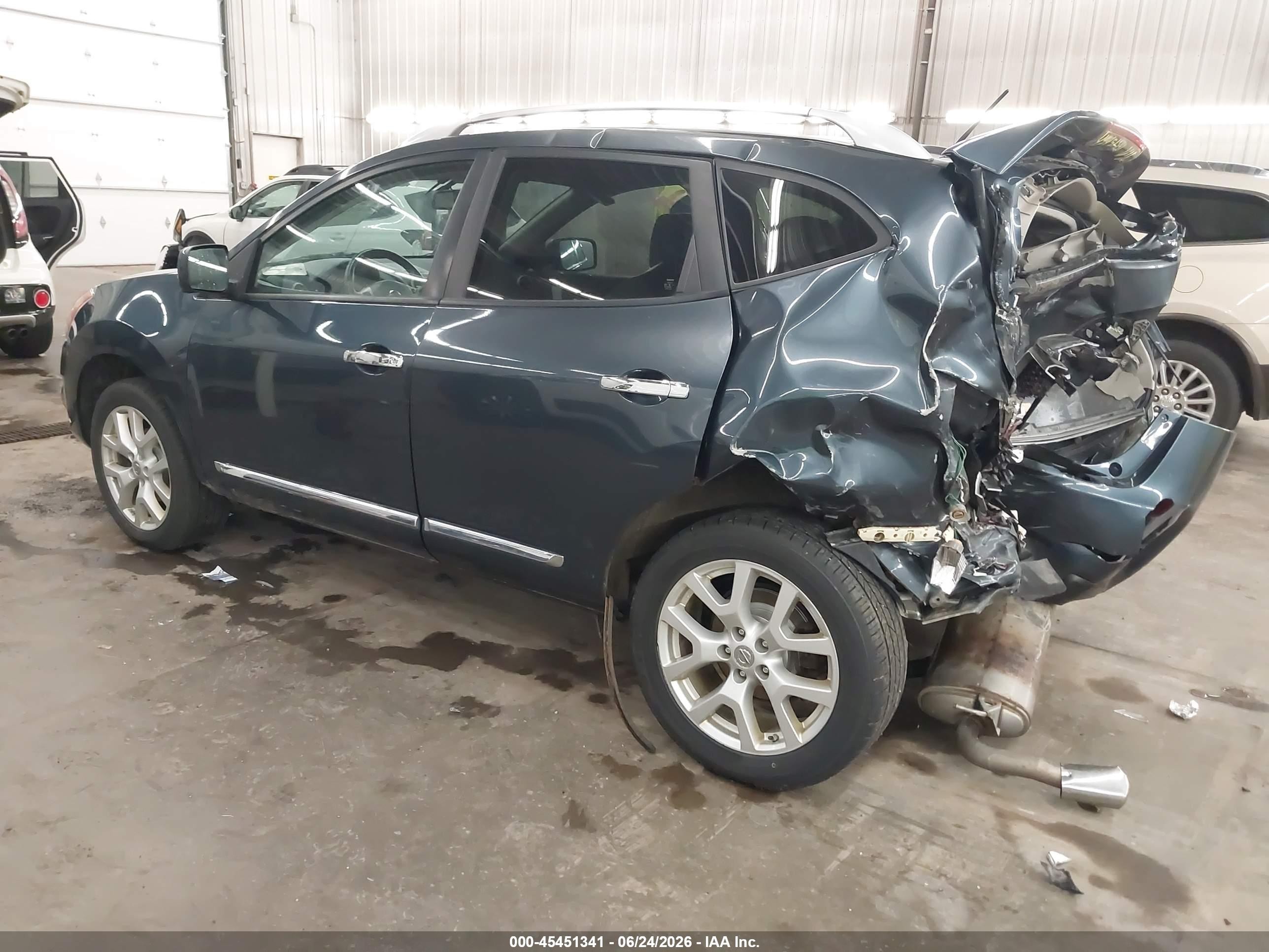 2013 Nissan Rogue Sv W/sl Pkg Blue vin: JN8AS5MV3DW122893