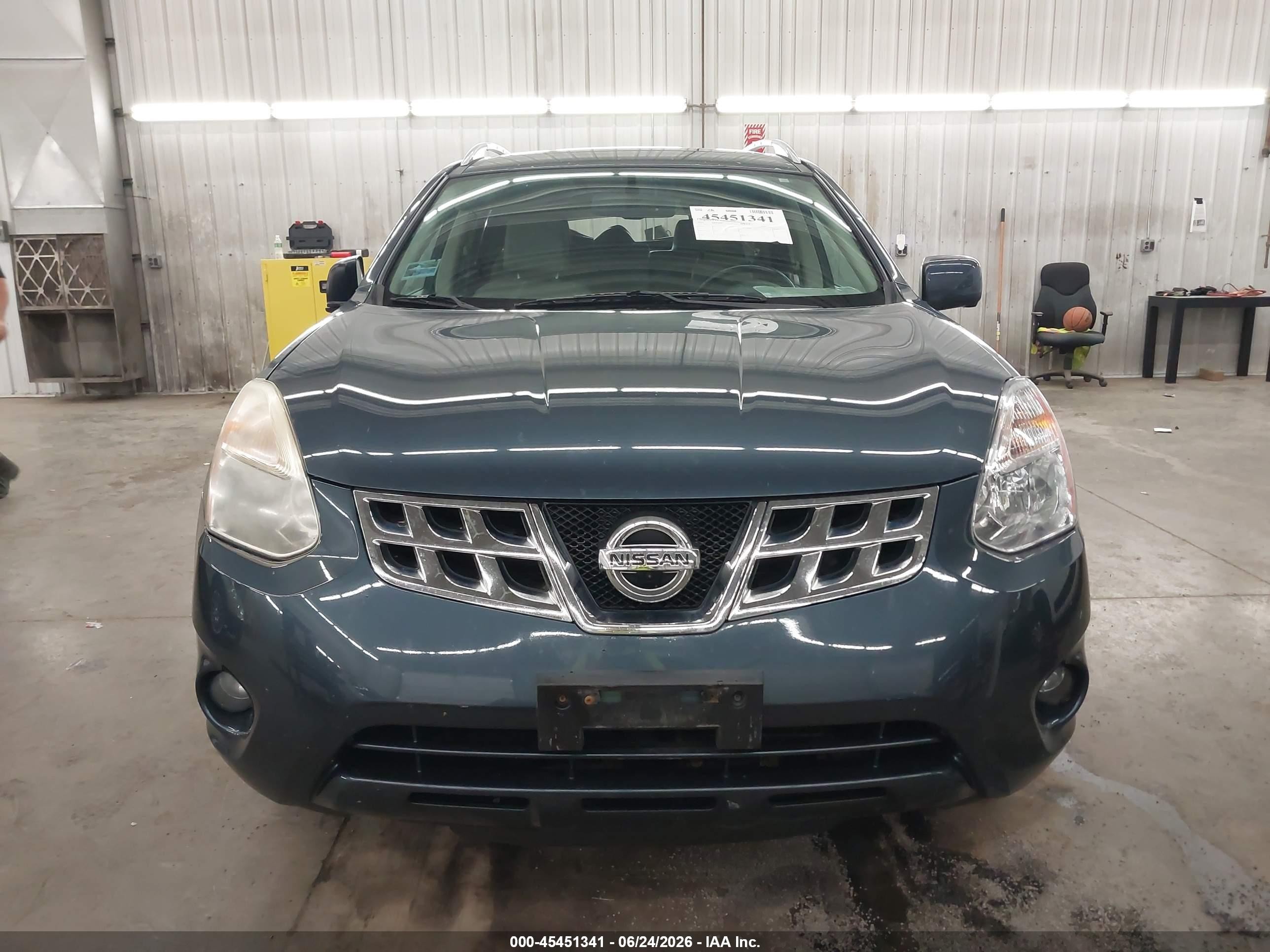 2013 Nissan Rogue Sv W/sl Pkg Blue vin: JN8AS5MV3DW122893