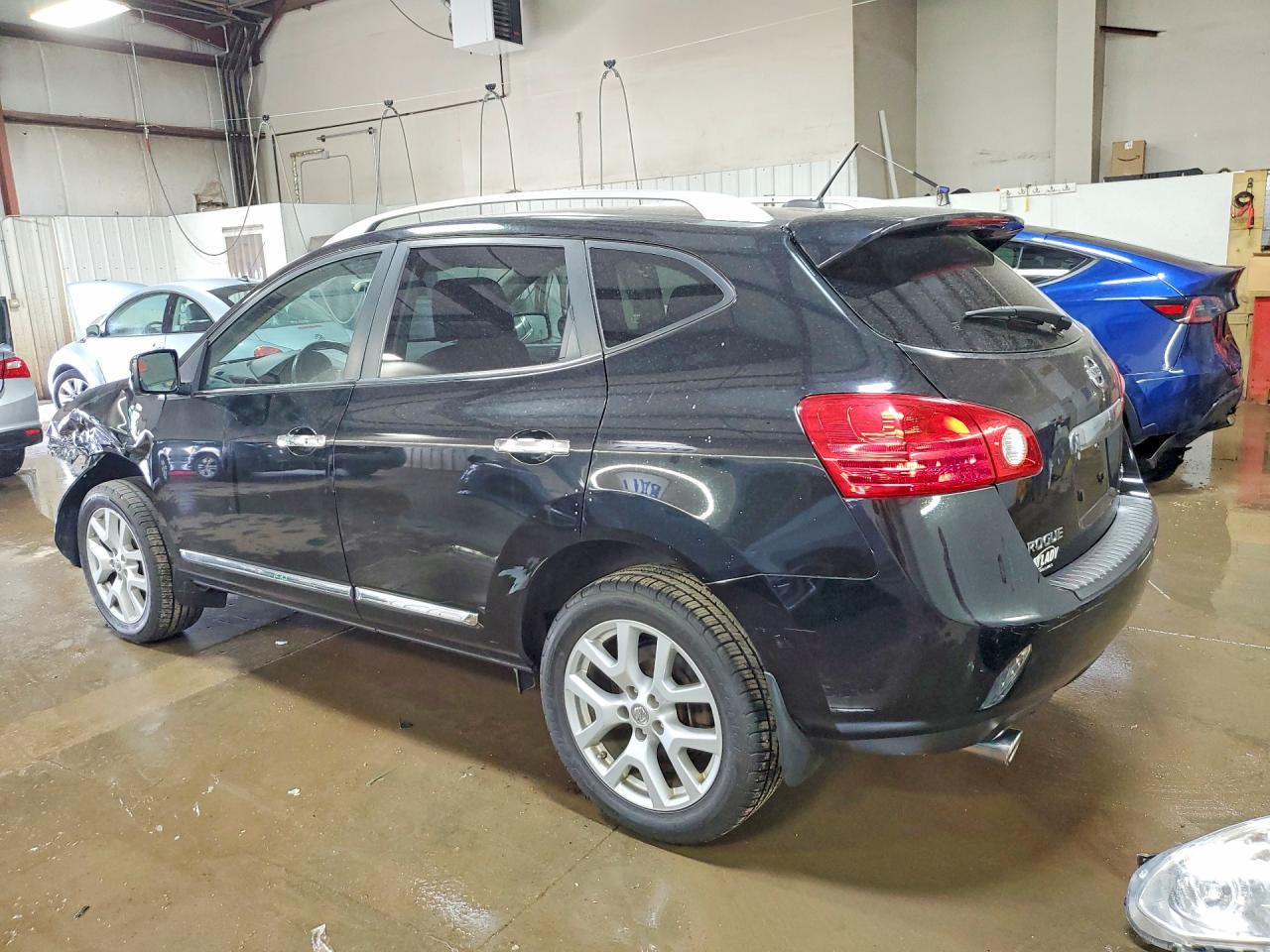 2013 Nissan Rogue S Black vin: JN8AS5MV3DW129553