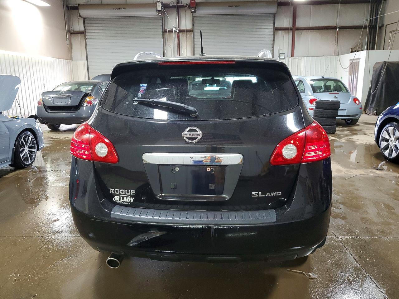 2013 Nissan Rogue S Black vin: JN8AS5MV3DW129553