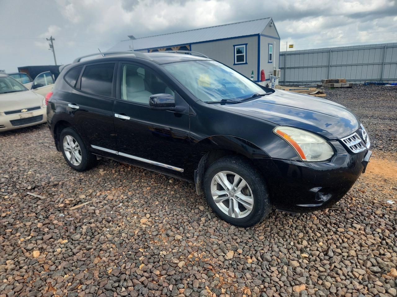 2013 Nissan Rogue S Black vin: JN8AS5MV3DW130105