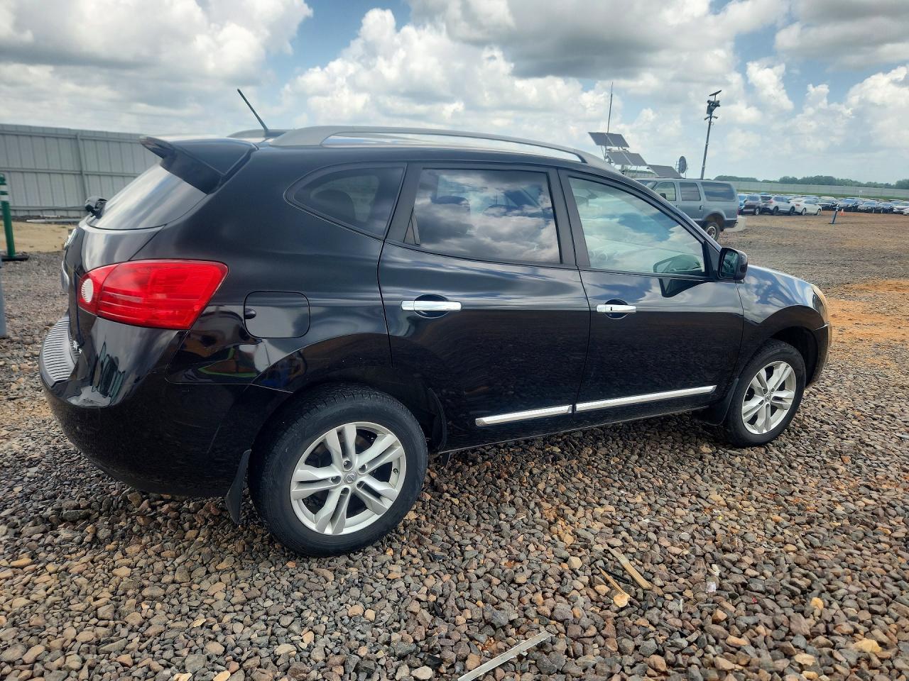 2013 Nissan Rogue S Black vin: JN8AS5MV3DW130105