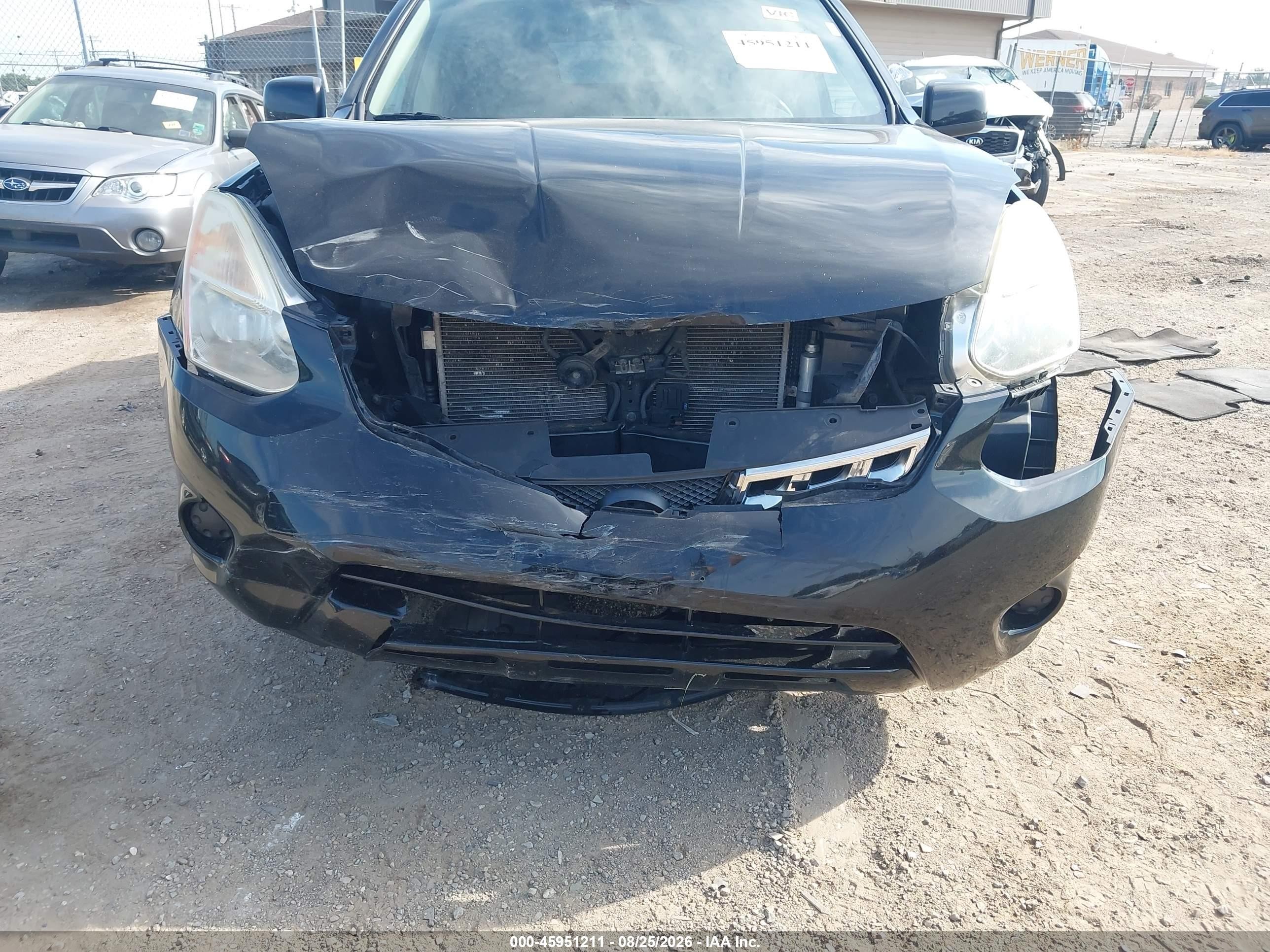 2013 Nissan Rogue Sv Black vin: JN8AS5MV3DW132842
