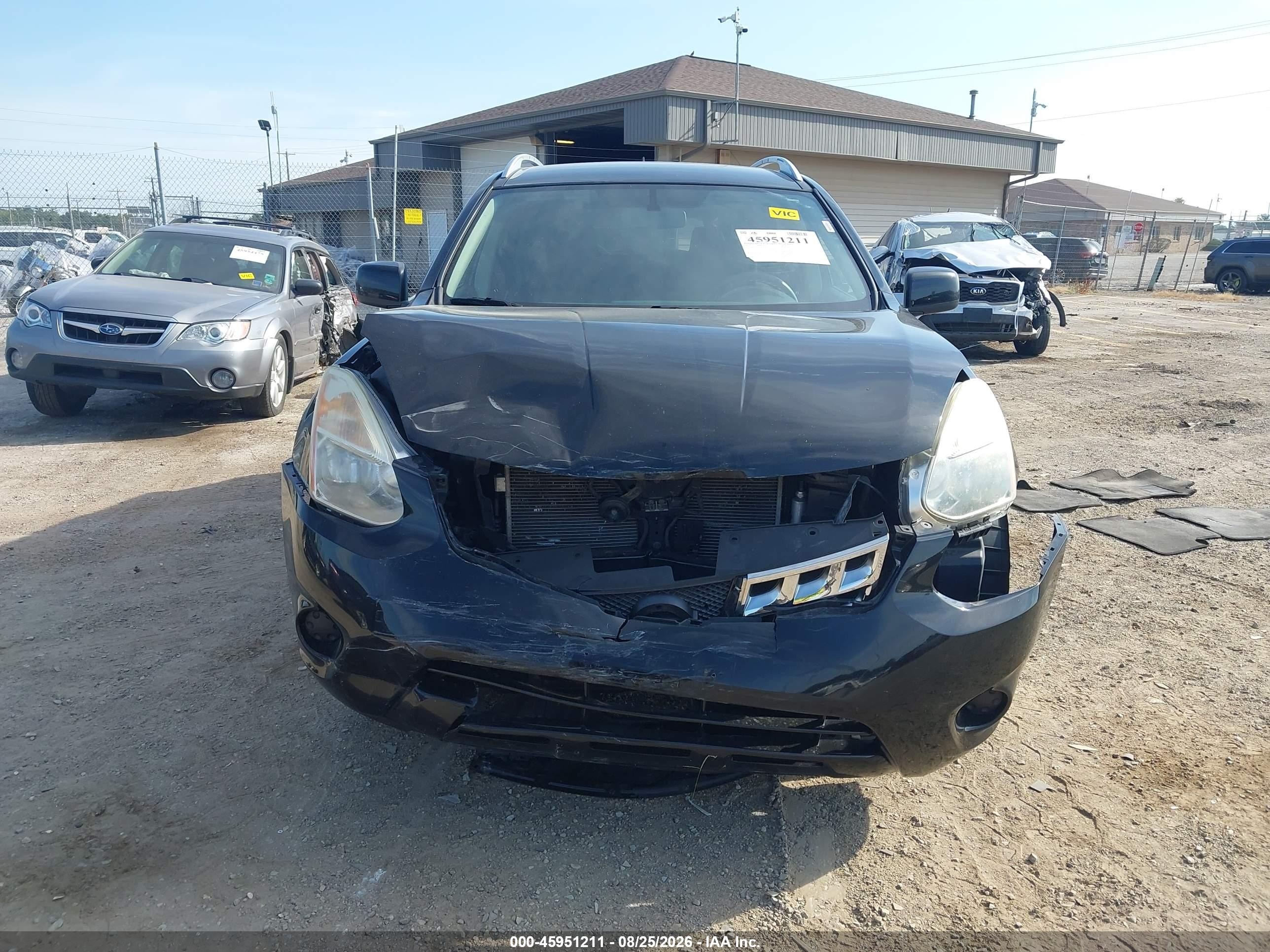 2013 Nissan Rogue Sv Black vin: JN8AS5MV3DW132842