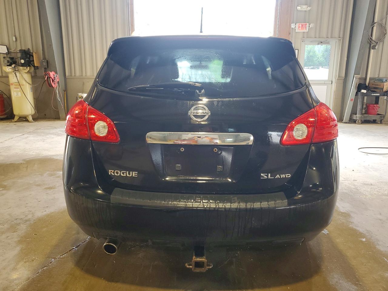 2013 Nissan Rogue S Black vin: JN8AS5MV3DW140813