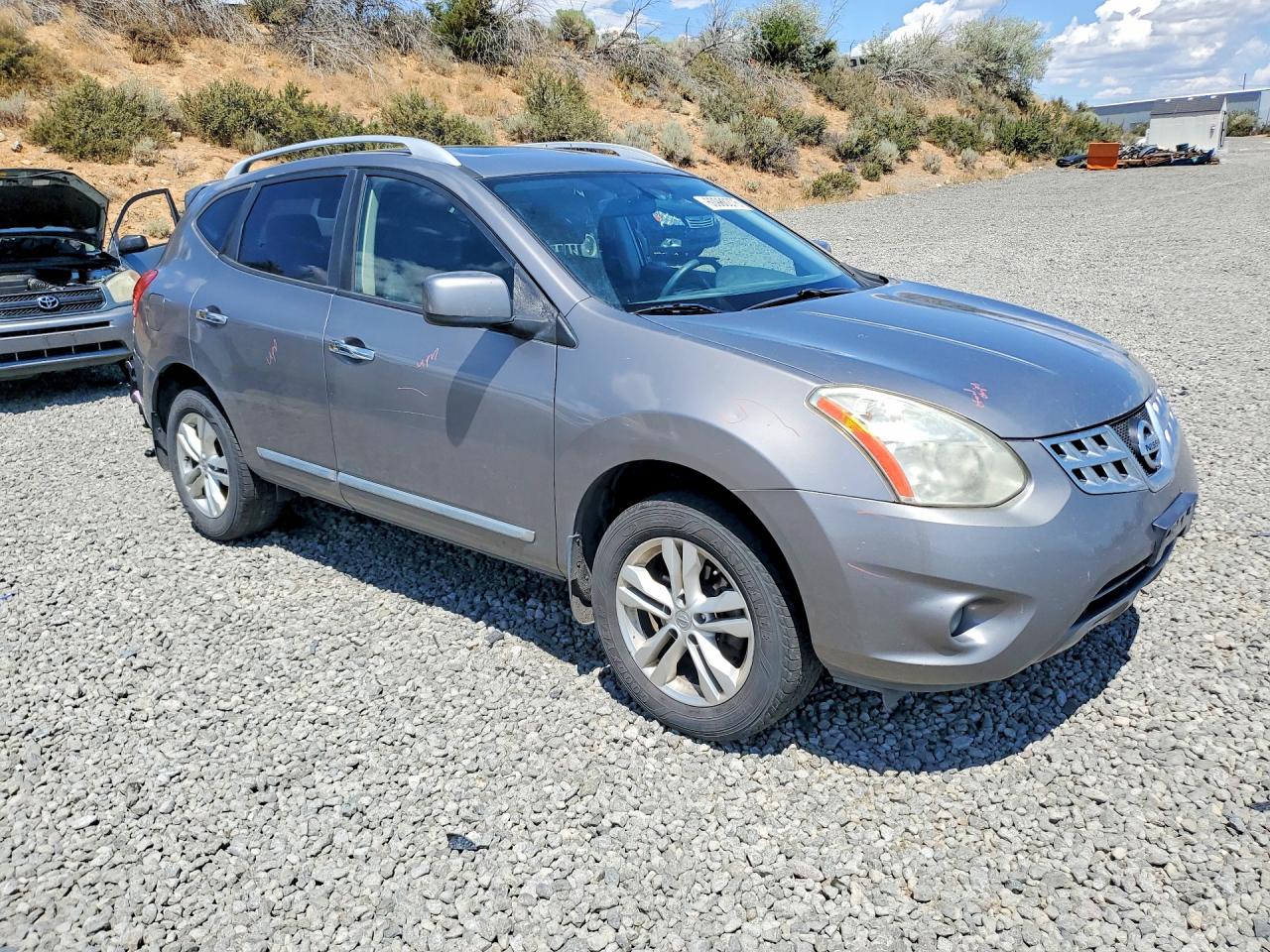 2013 Nissan Rogue S Gray vin: JN8AS5MV3DW140830