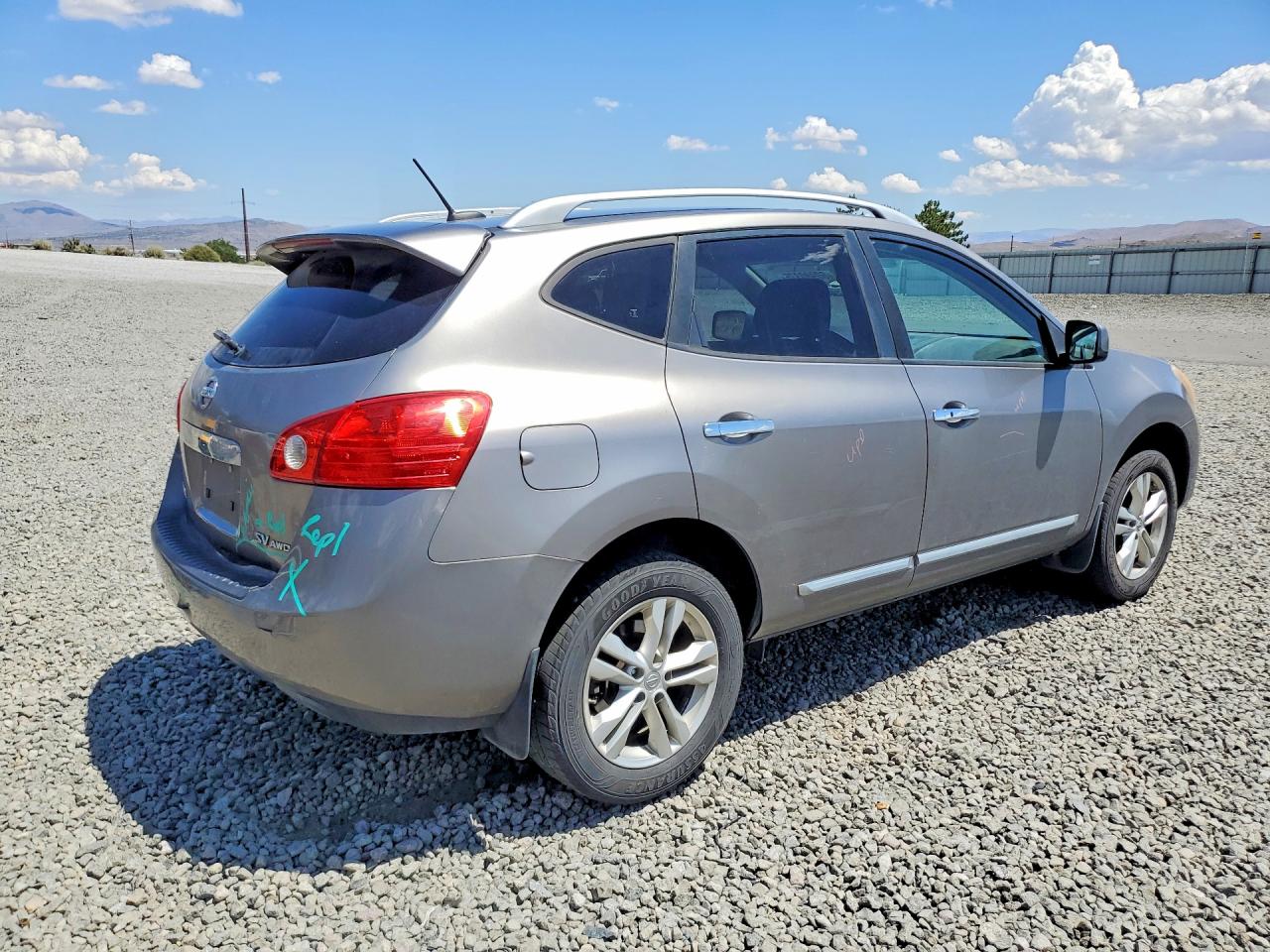 2013 Nissan Rogue S Gray vin: JN8AS5MV3DW140830