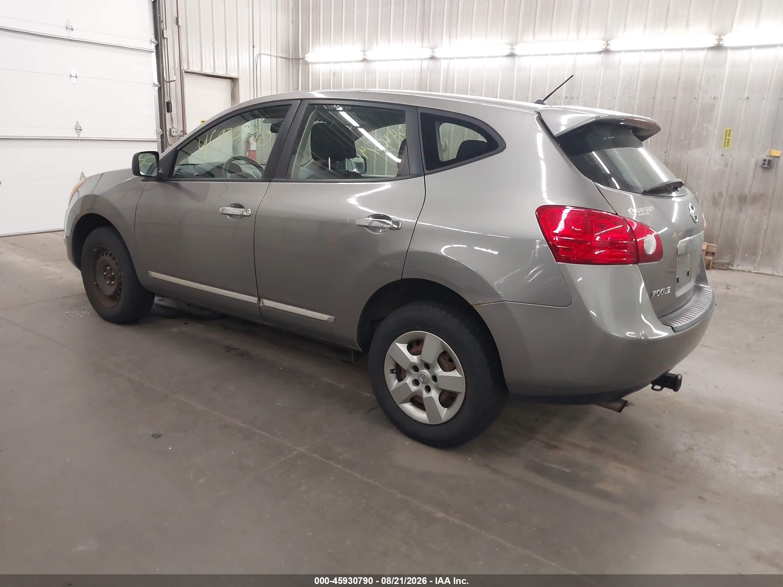 2013 Nissan Rogue S Gray vin: JN8AS5MV3DW603582