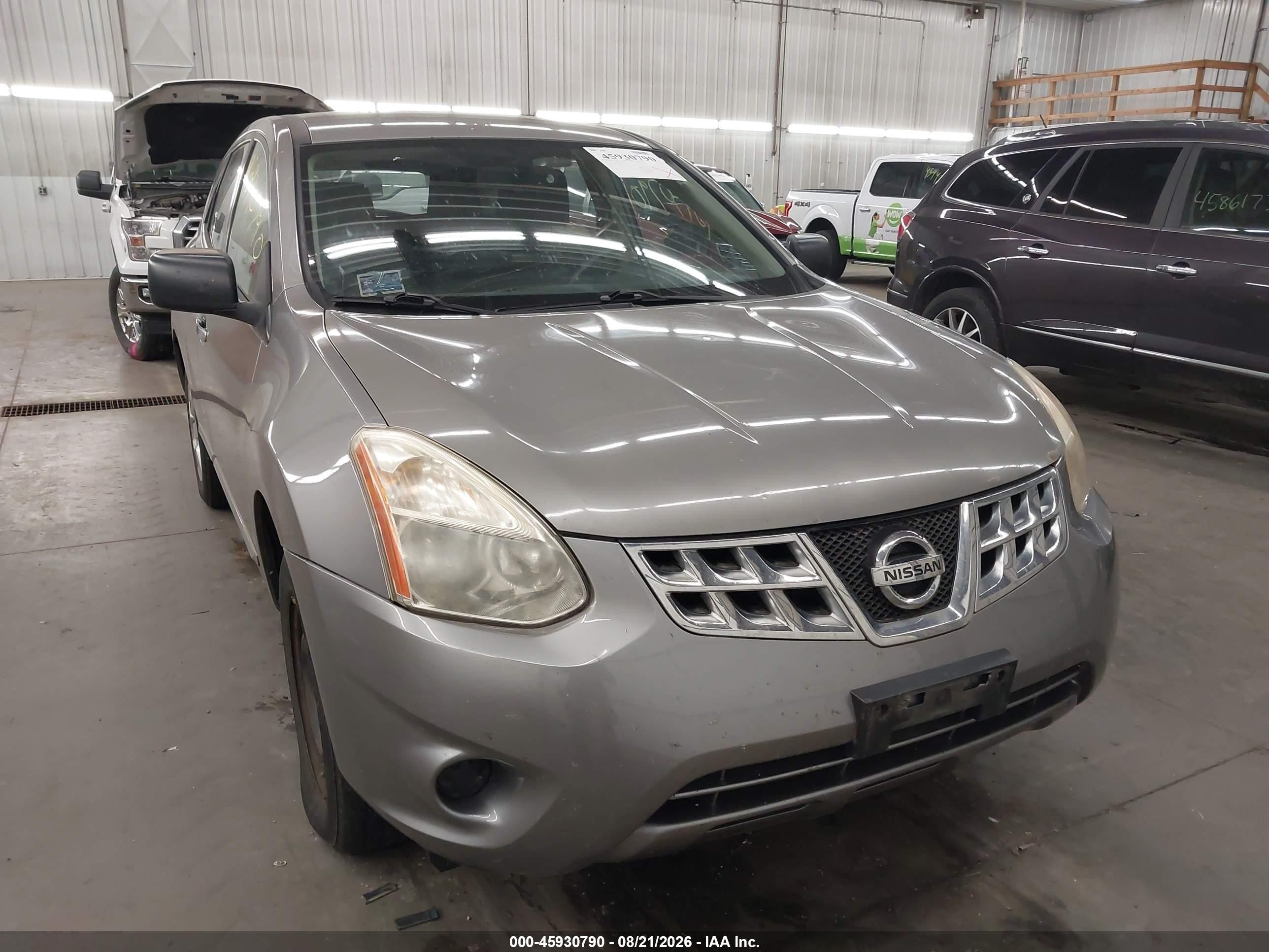 2013 Nissan Rogue S Gray vin: JN8AS5MV3DW603582