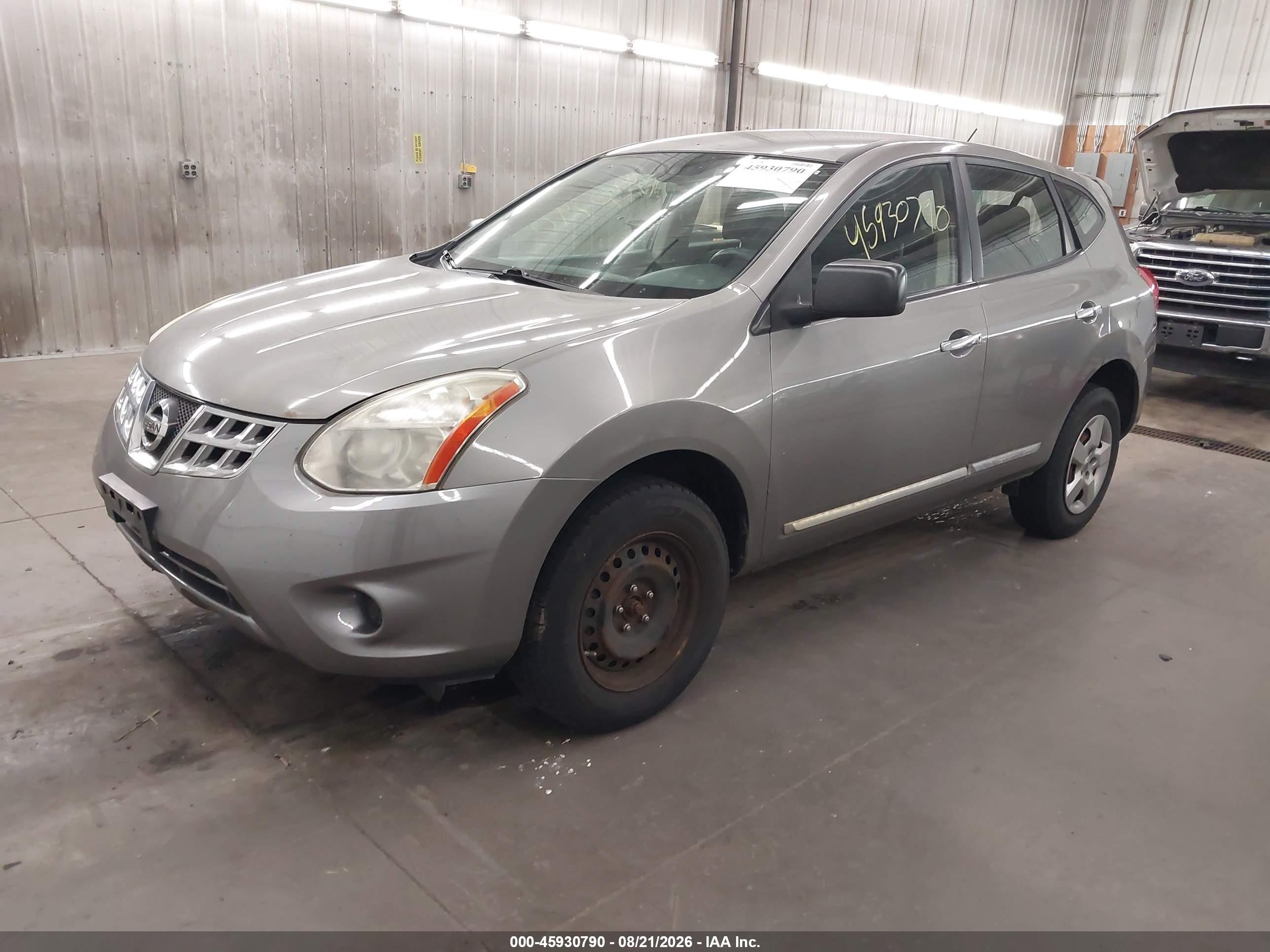 2013 Nissan Rogue S Gray vin: JN8AS5MV3DW603582