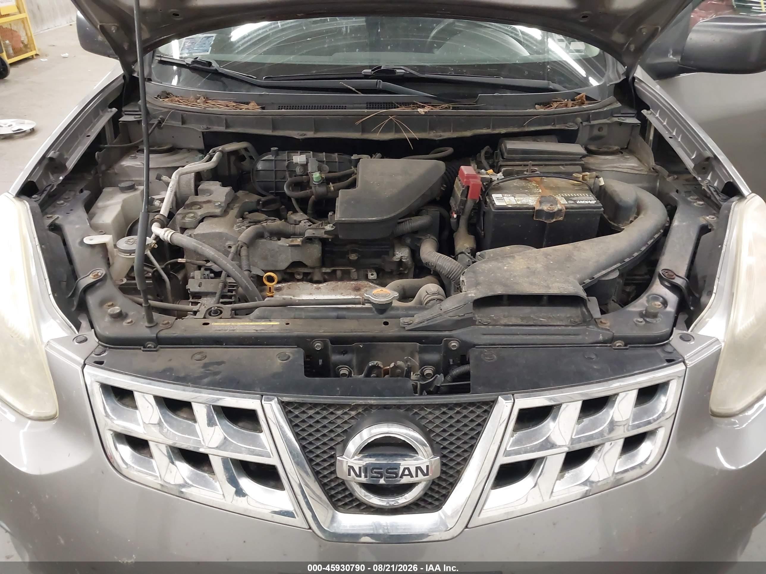 2013 Nissan Rogue S Gray vin: JN8AS5MV3DW603582