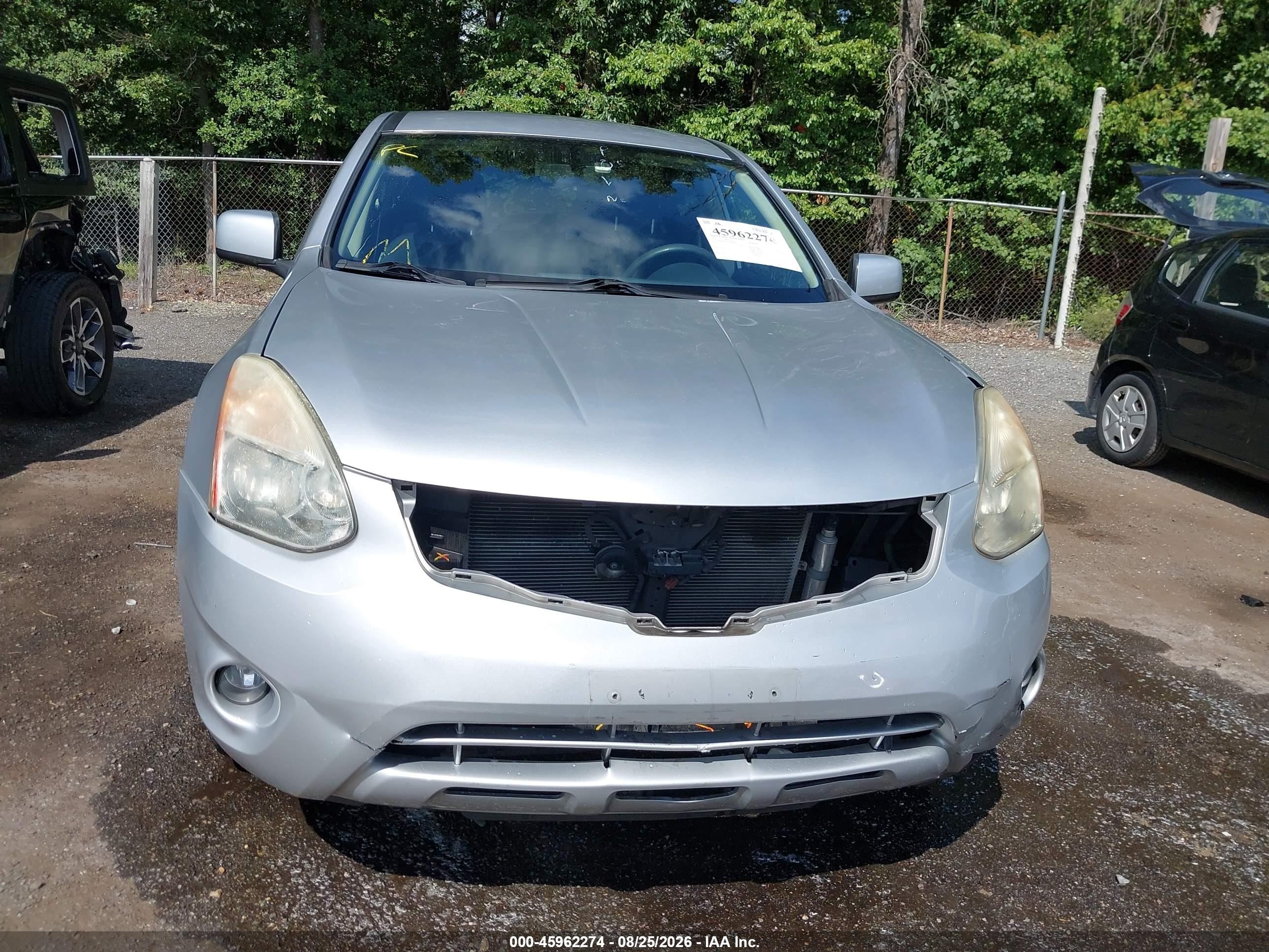 2013 Nissan Rogue S Gray vin: JN8AS5MV3DW606692