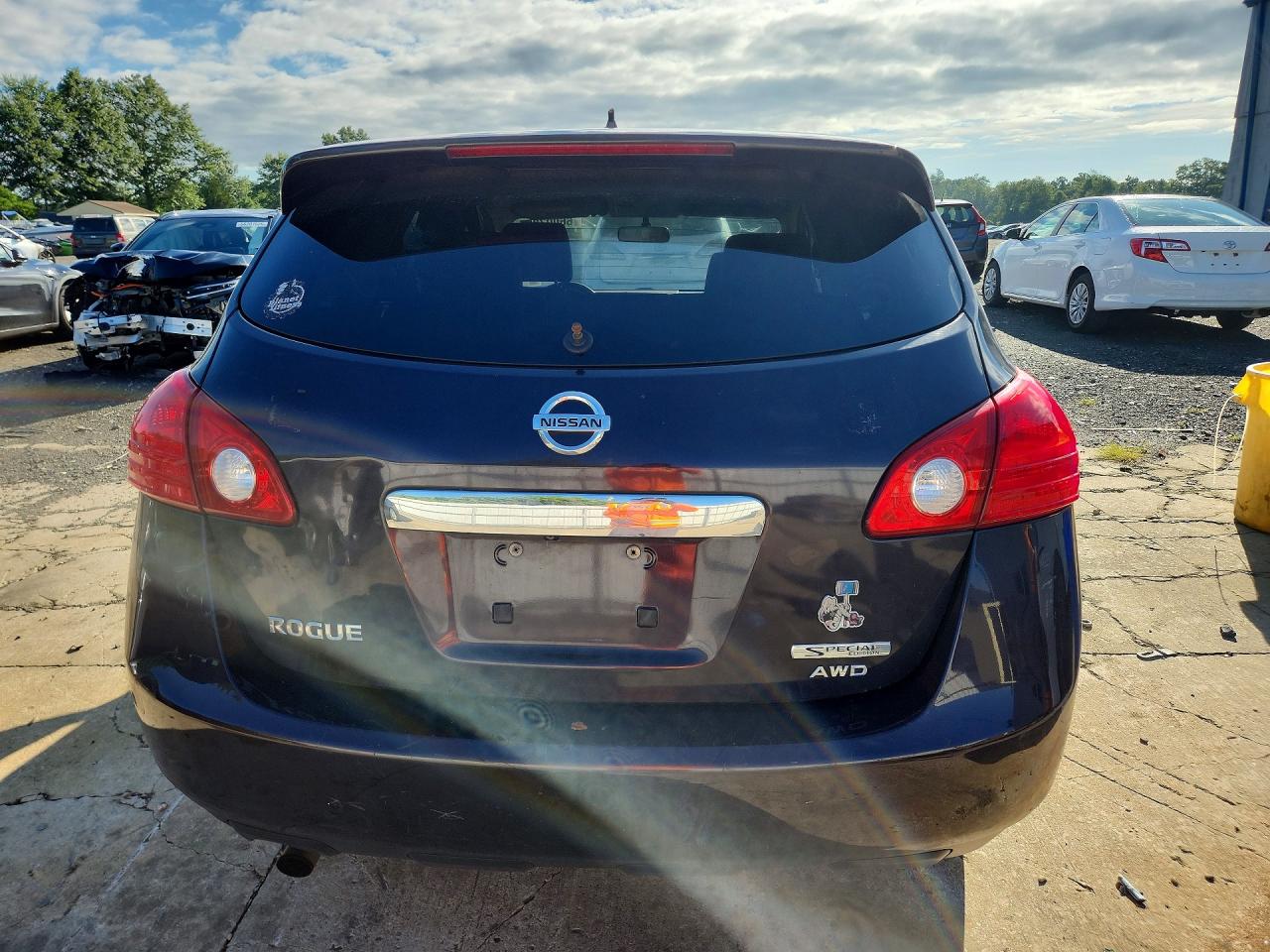 2013 Nissan Rogue S Black vin: JN8AS5MV3DW612587