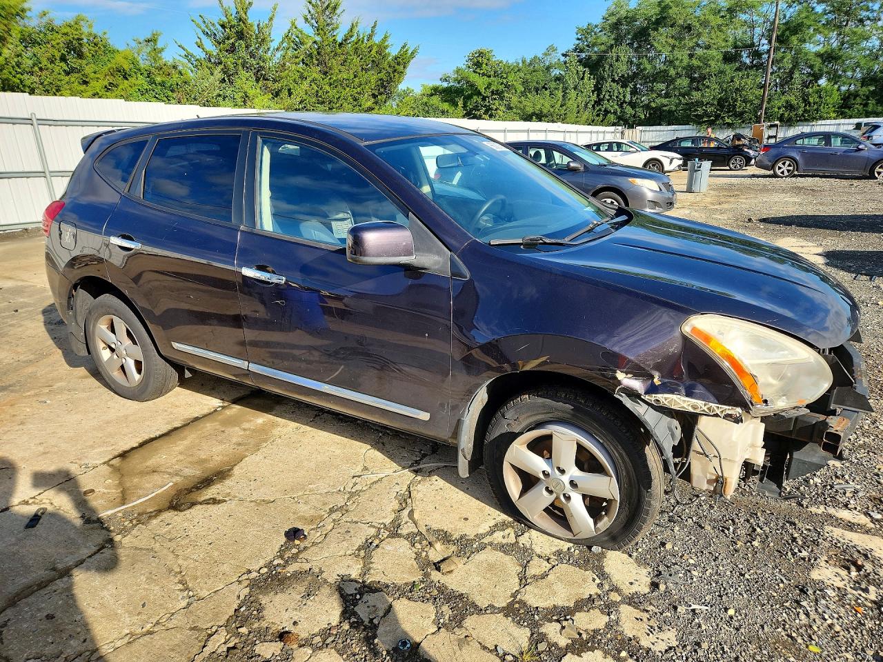 2013 Nissan Rogue S Black vin: JN8AS5MV3DW612587