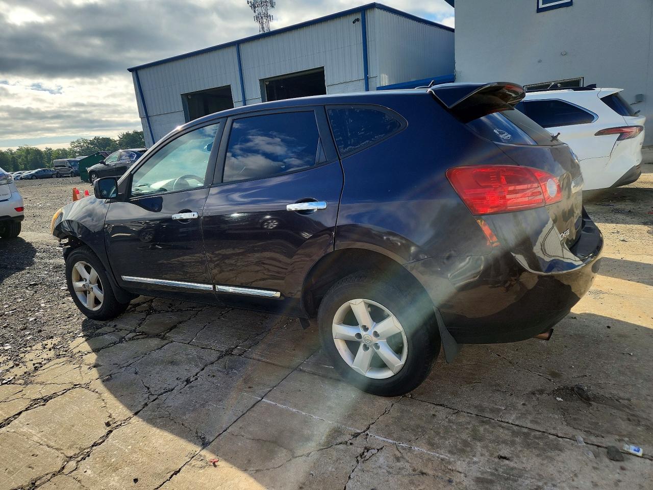 2013 Nissan Rogue S Black vin: JN8AS5MV3DW612587