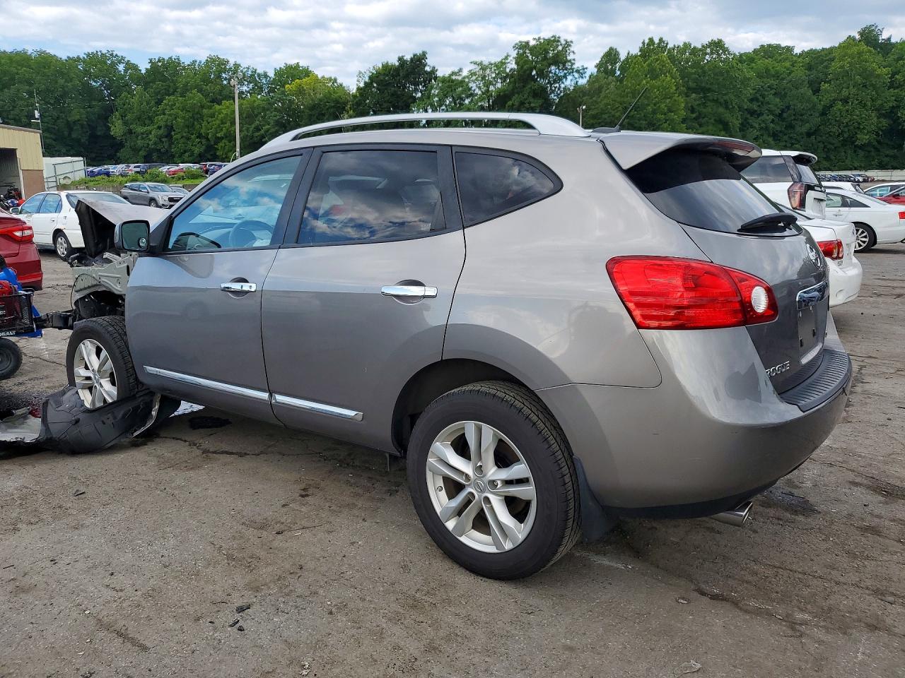 2013 Nissan Rogue S Gray vin: JN8AS5MV3DW614226