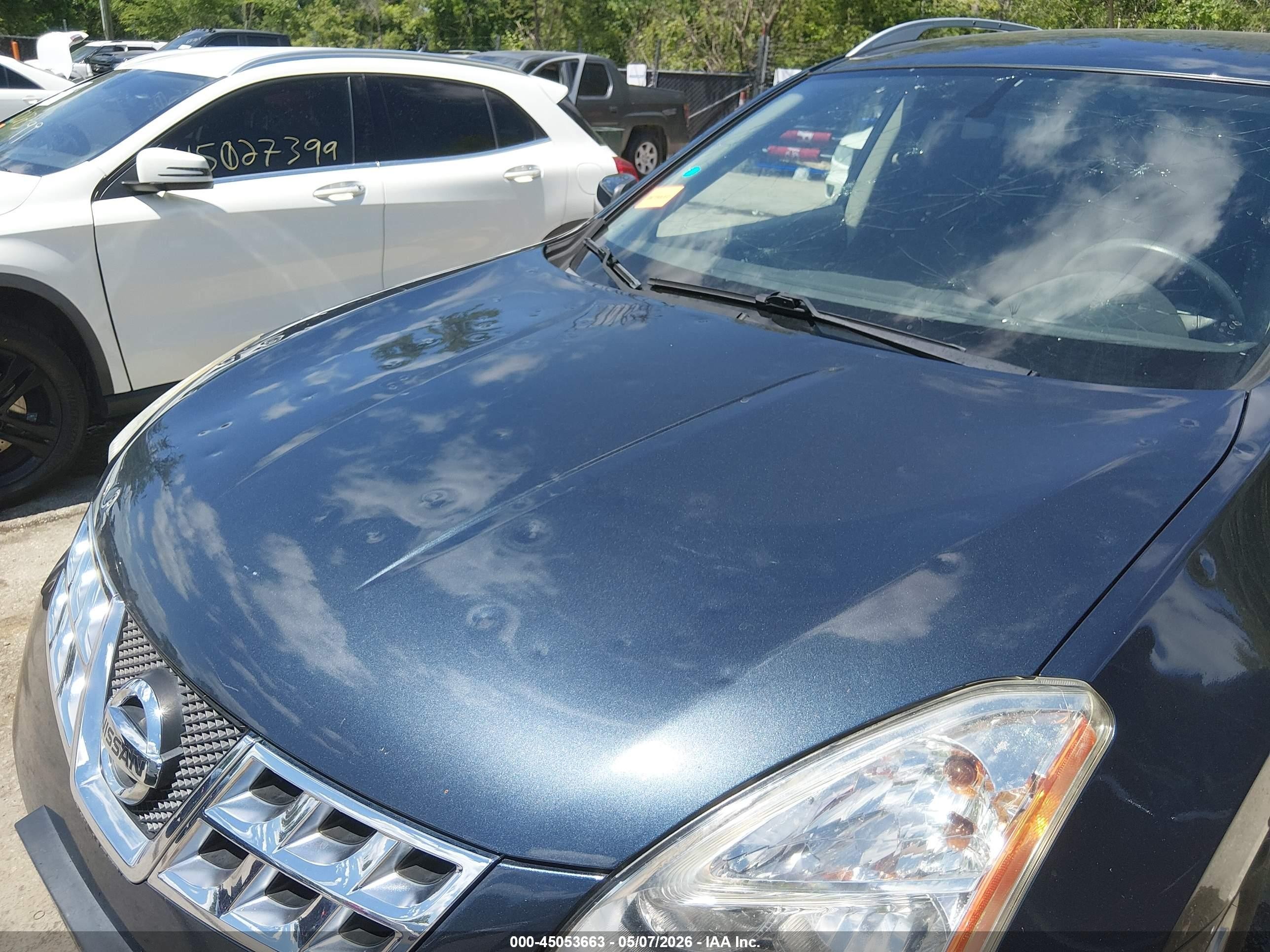 2013 Nissan Rogue Sv Blue vin: JN8AS5MV3DW617353