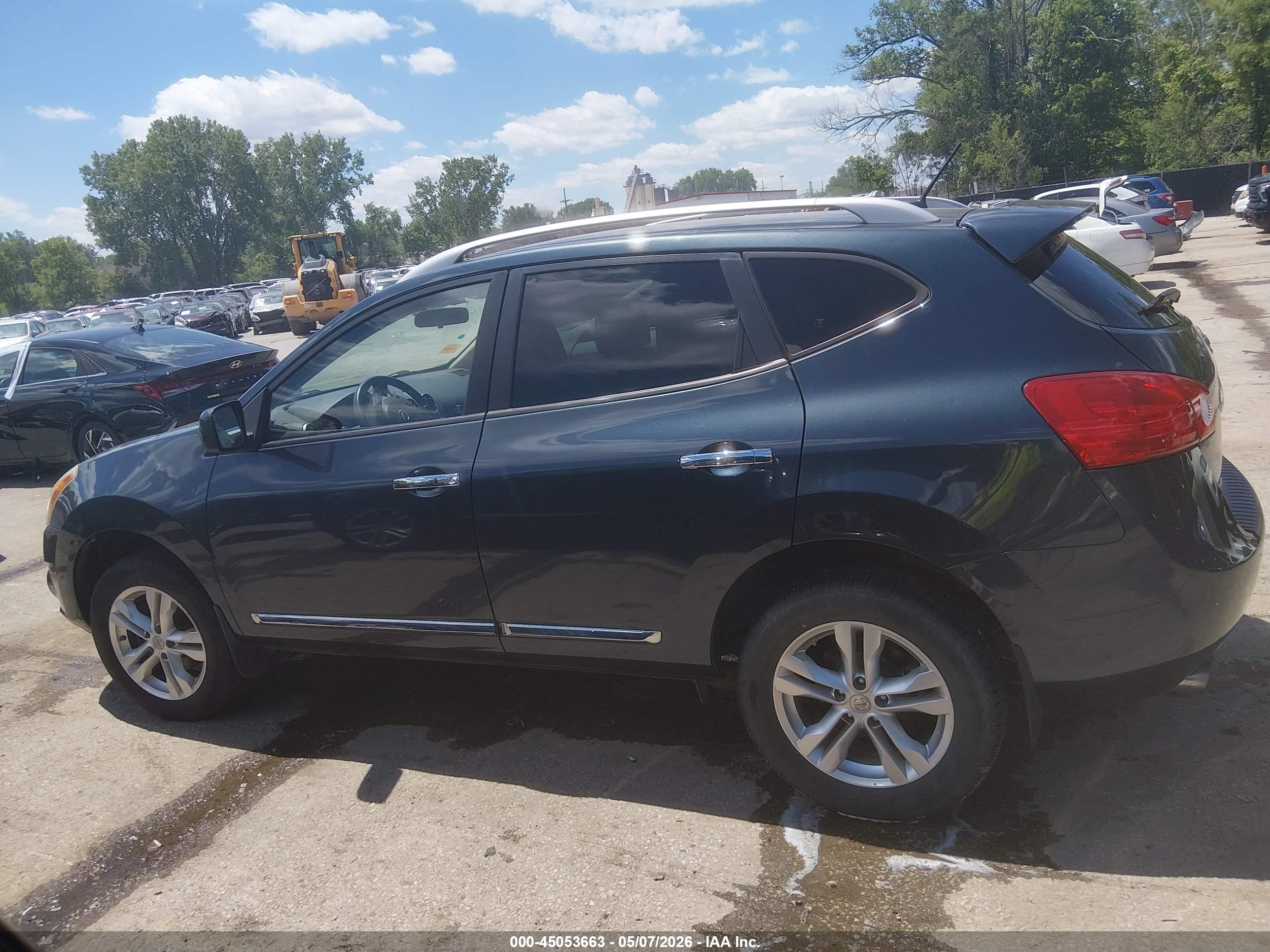 2013 Nissan Rogue Sv Blue vin: JN8AS5MV3DW617353