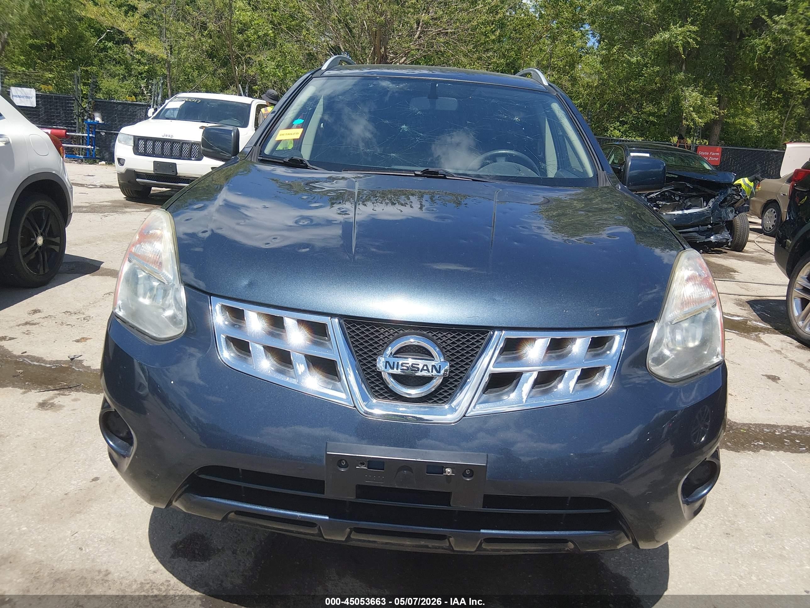 2013 Nissan Rogue Sv Blue vin: JN8AS5MV3DW617353