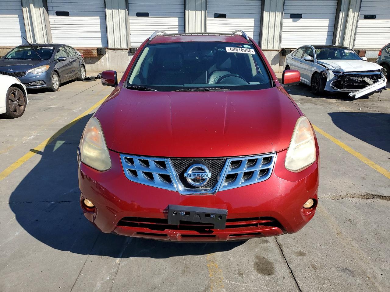 2013 Nissan Rogue S Красный vin: JN8AS5MV3DW617935