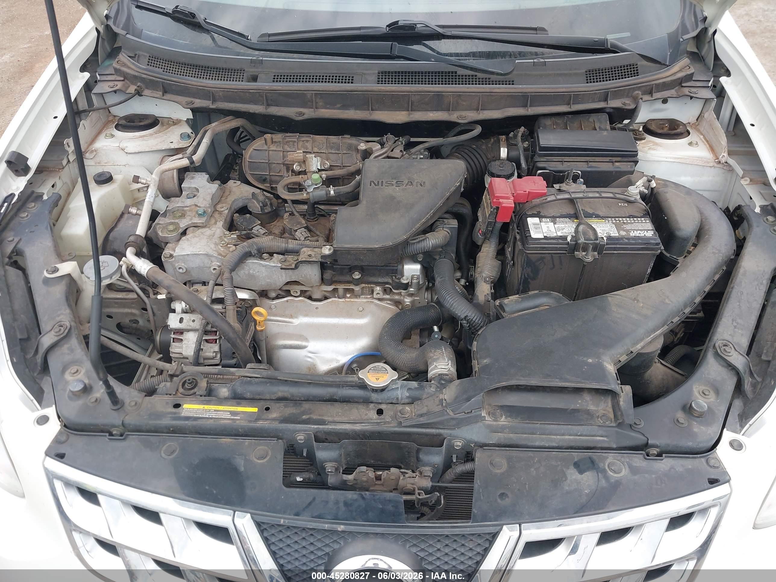 2013 Nissan Rogue S White vin: JN8AS5MV3DW620995