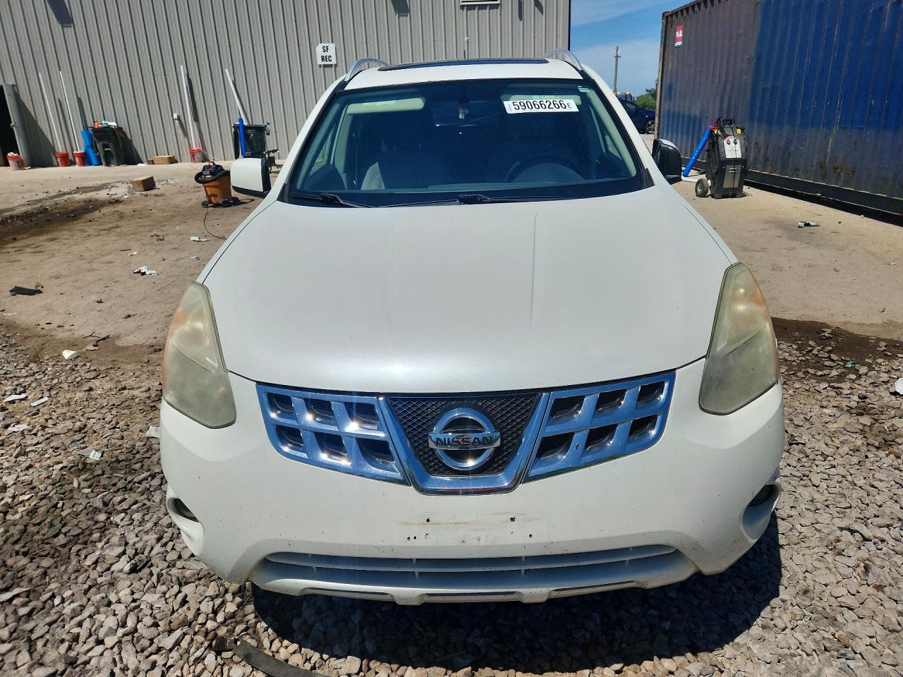 2013 Nissan Rogue S White vin: JN8AS5MV3DW622844