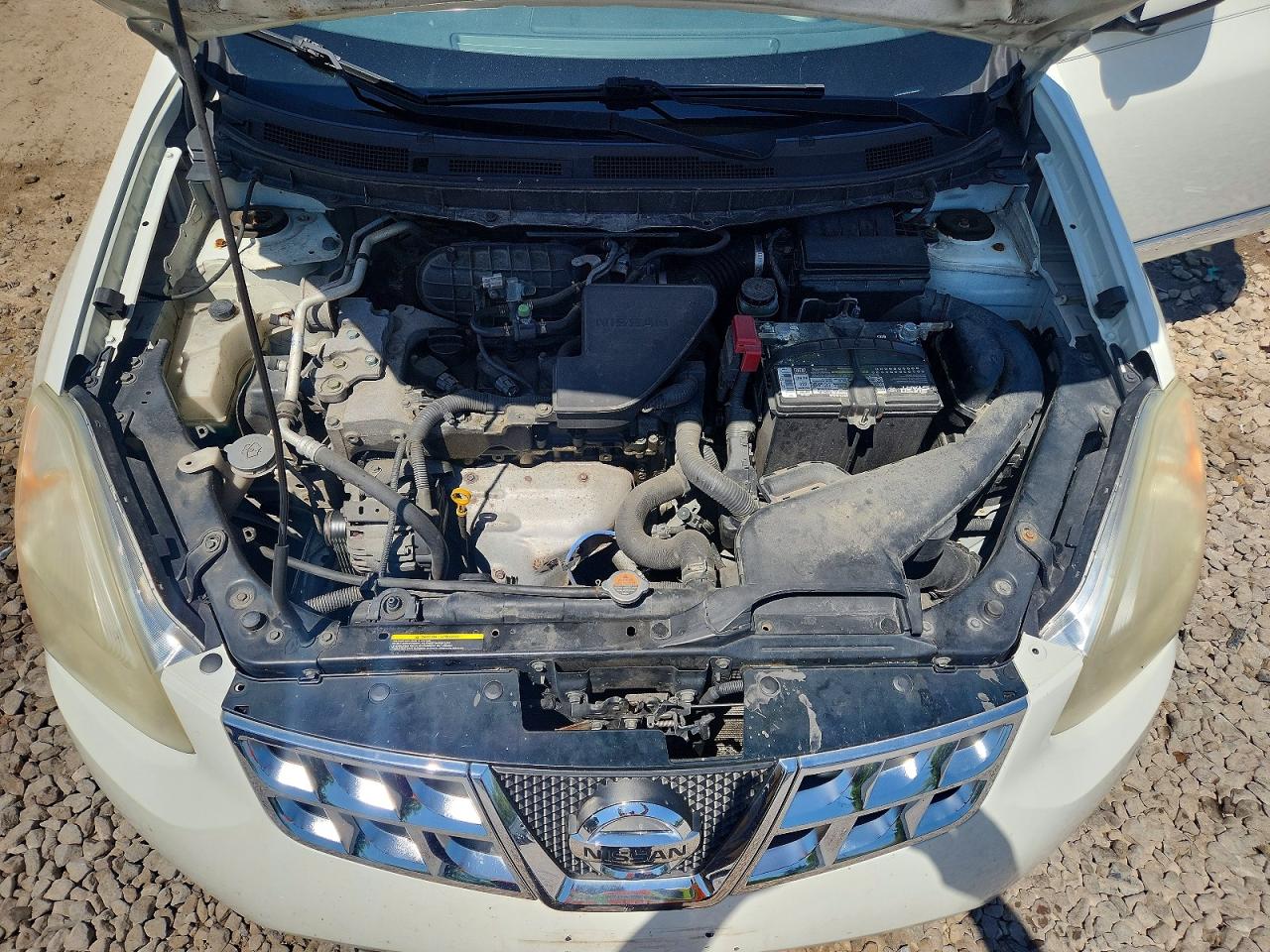 2013 Nissan Rogue S White vin: JN8AS5MV3DW622844