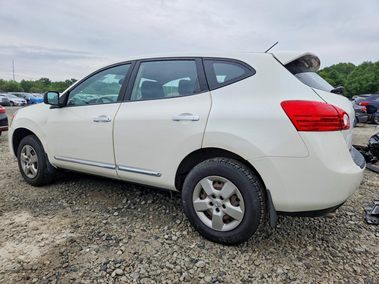 2013 Nissan Rogue S White vin: JN8AS5MV3DW624206