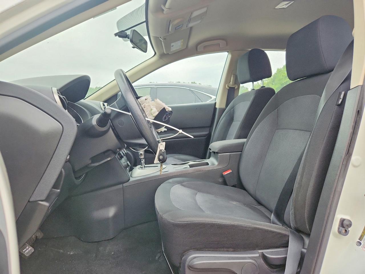2013 Nissan Rogue S White vin: JN8AS5MV3DW624206
