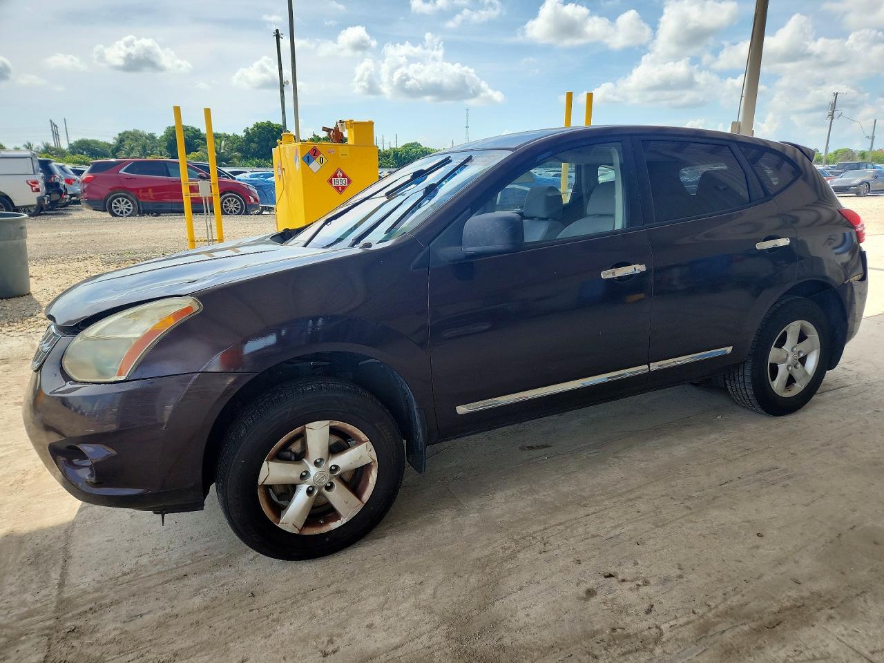 2013 Nissan Rogue S/sv Purple vin: JN8AS5MV3DW624934