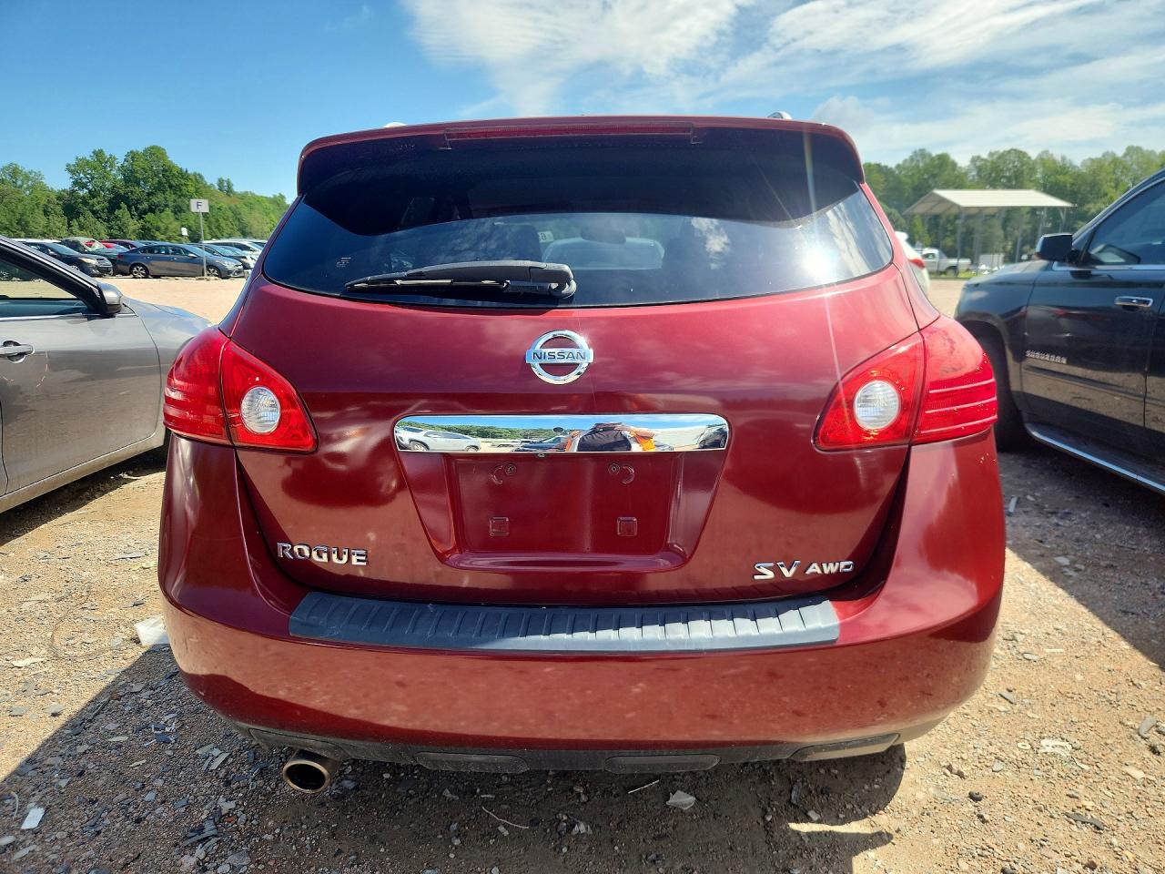 2013 Nissan Rogue S Red vin: JN8AS5MV3DW633455