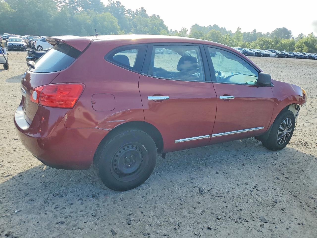 2013 Nissan Rogue S Red vin: JN8AS5MV3DW652846
