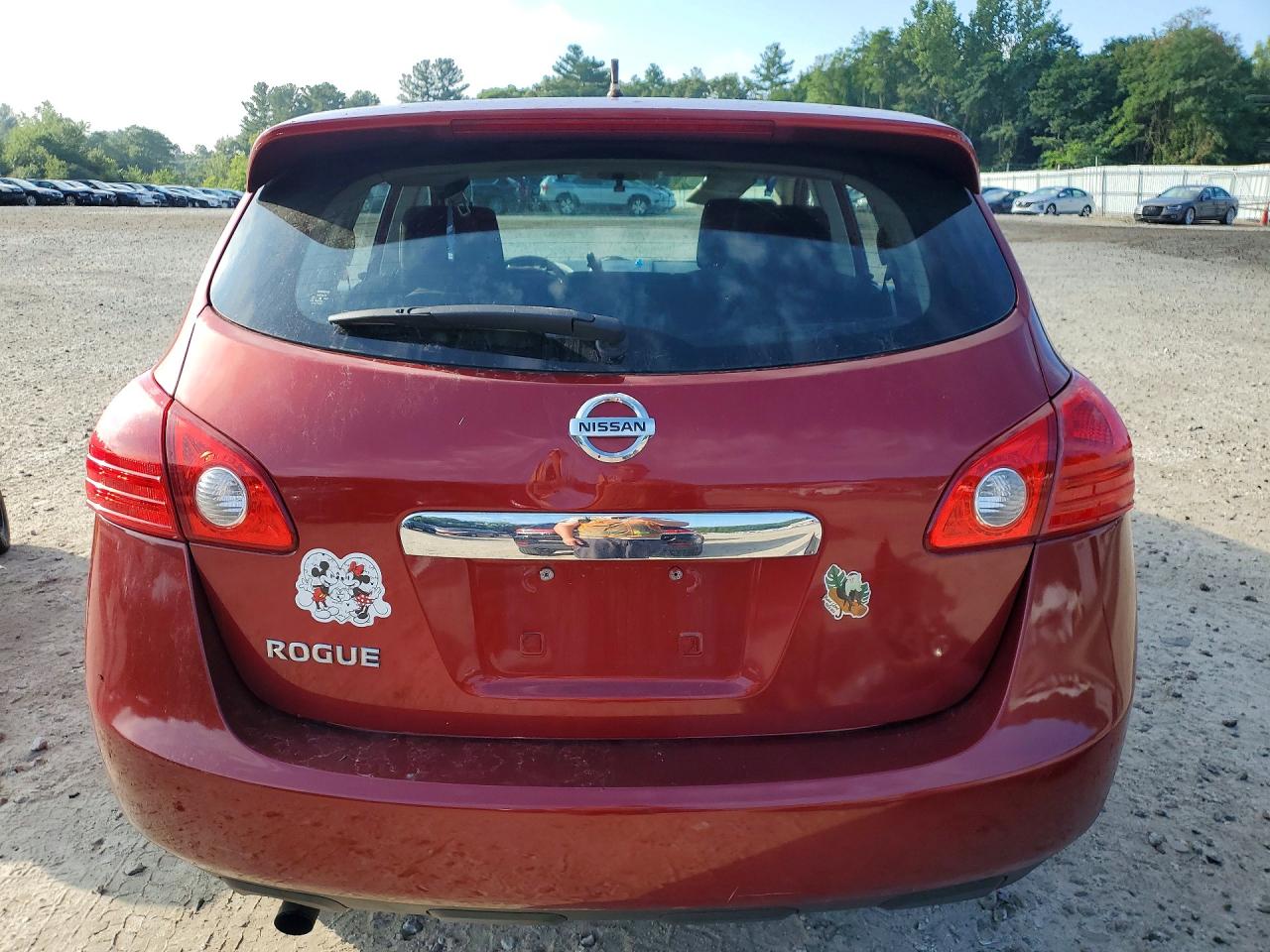 2013 Nissan Rogue S Red vin: JN8AS5MV3DW652846