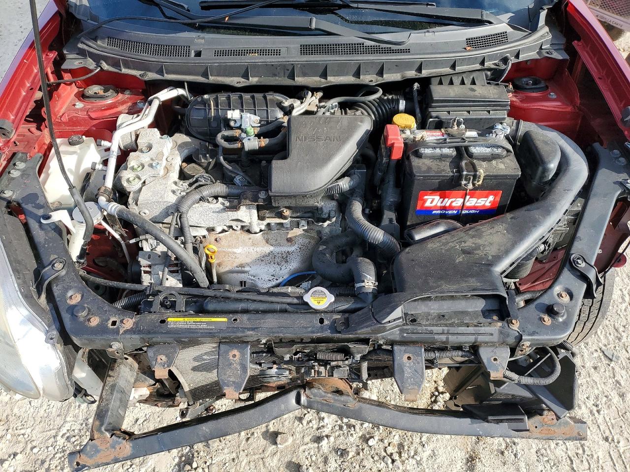 2013 Nissan Rogue S Red vin: JN8AS5MV3DW652846
