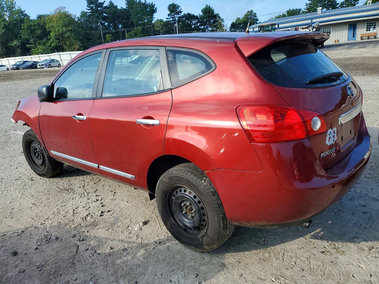 2013 Nissan Rogue S Red vin: JN8AS5MV3DW652846