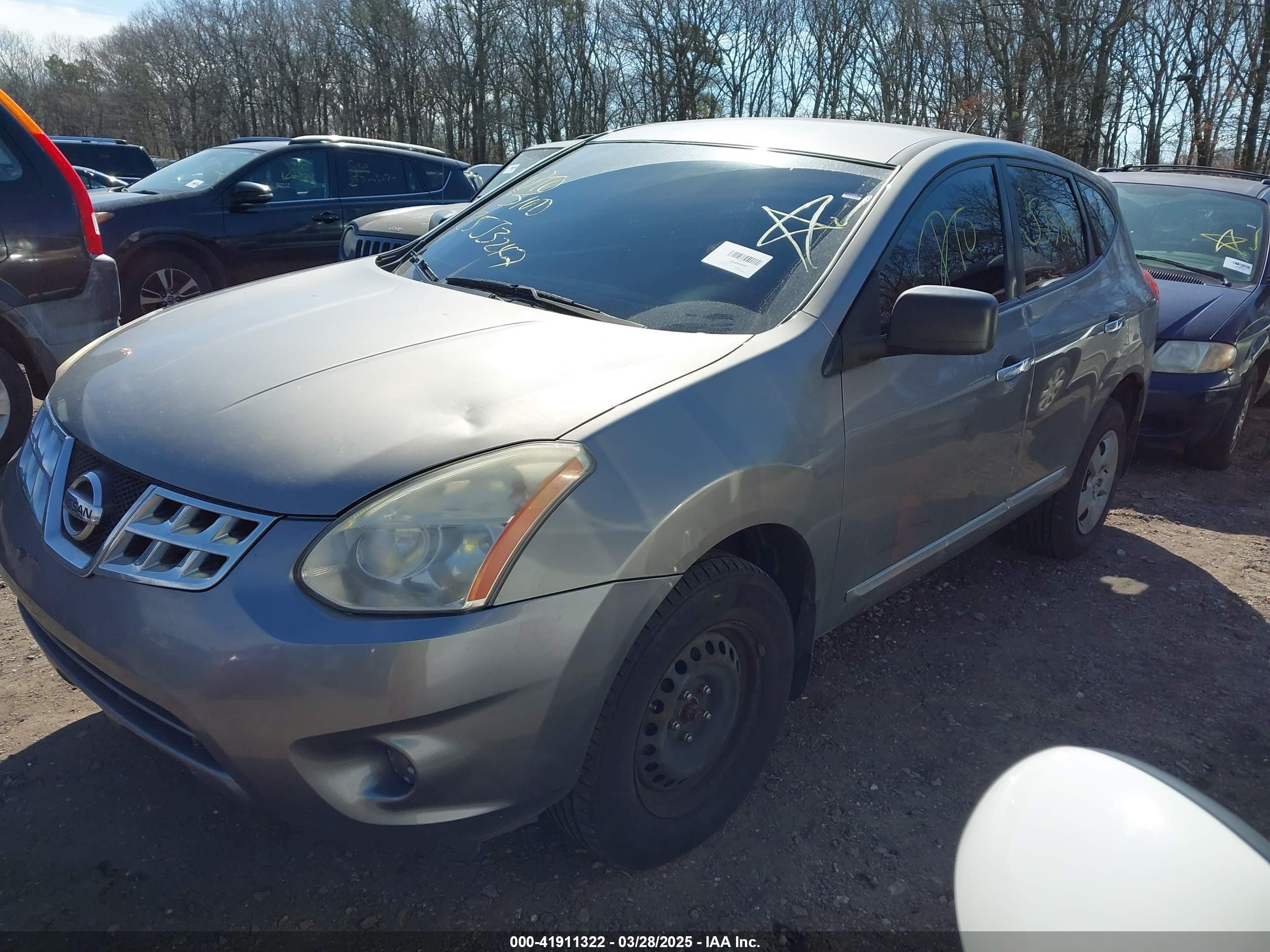 2013 Nissan Rogue S Tan vin: JN8AS5MV3DW652975