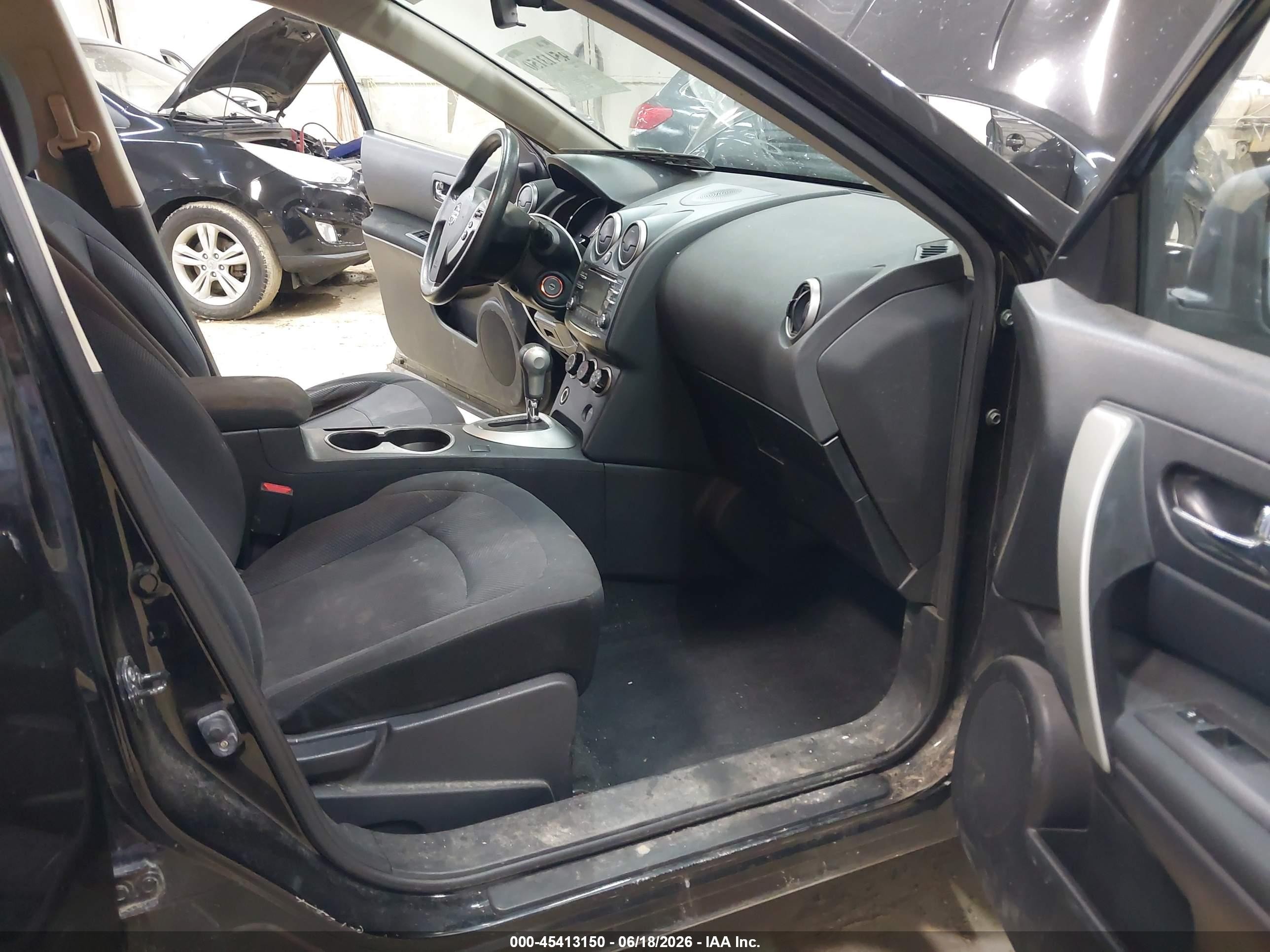 2013 Nissan Rogue S Black vin: JN8AS5MV3DW653592