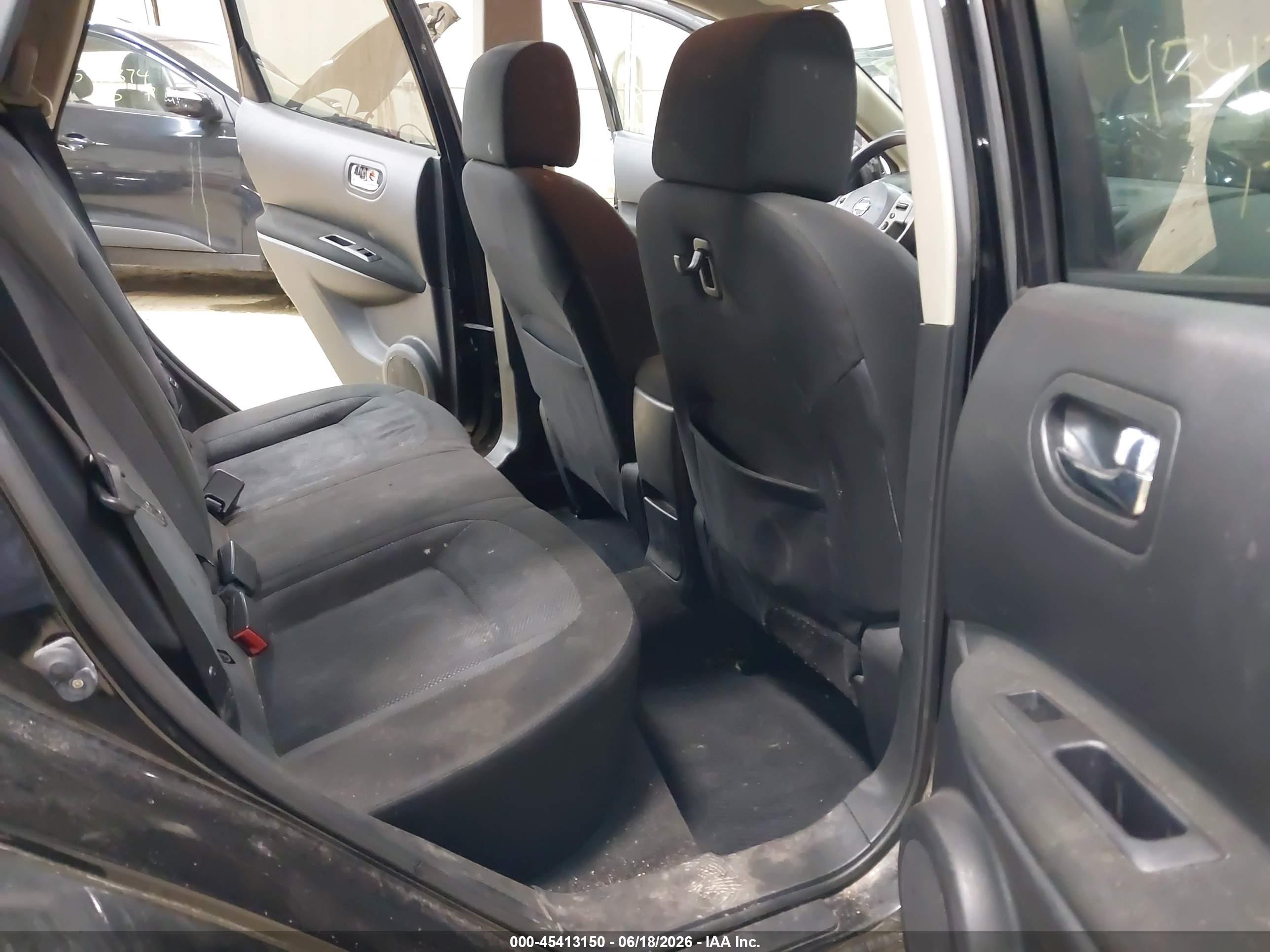2013 Nissan Rogue S Black vin: JN8AS5MV3DW653592