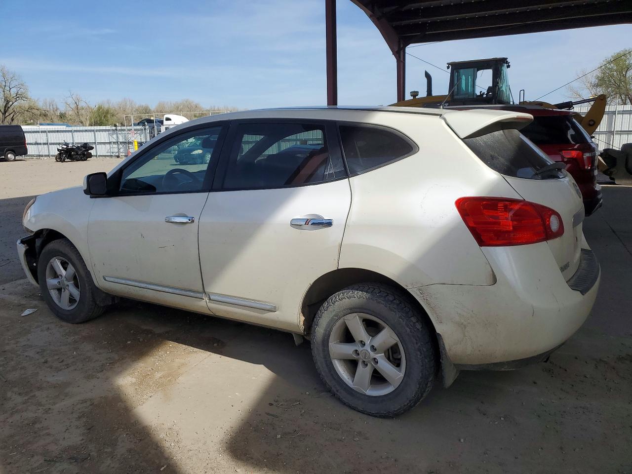 2013 Nissan Rogue S White vin: JN8AS5MV3DW657786