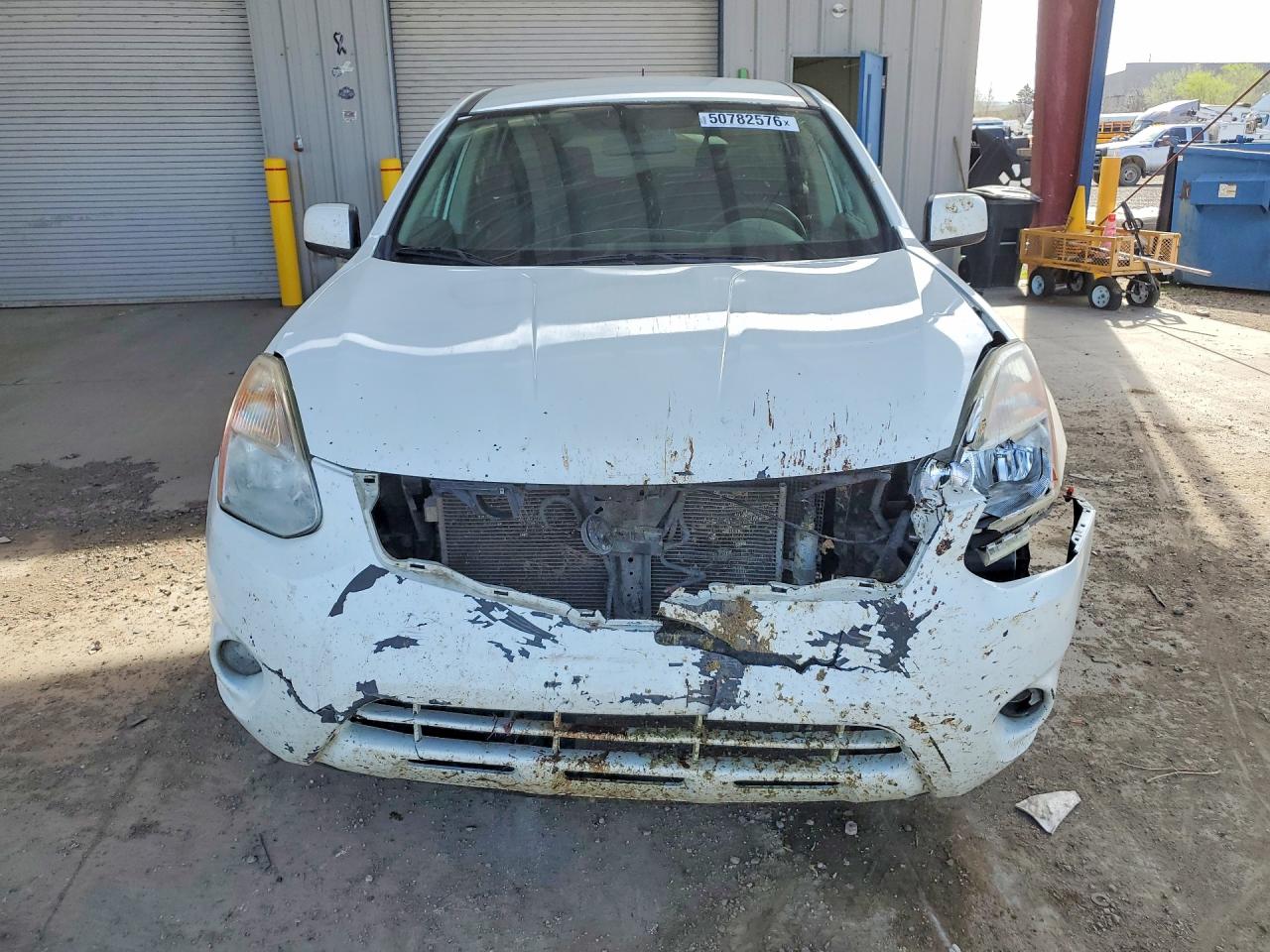 2013 Nissan Rogue S White vin: JN8AS5MV3DW657786