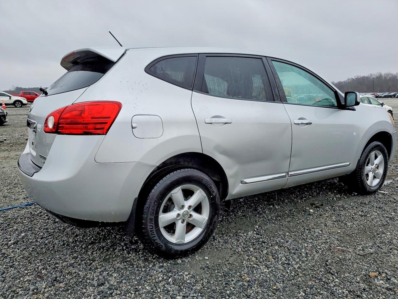 2013 Nissan Rogue S Silver vin: JN8AS5MV3DW663099
