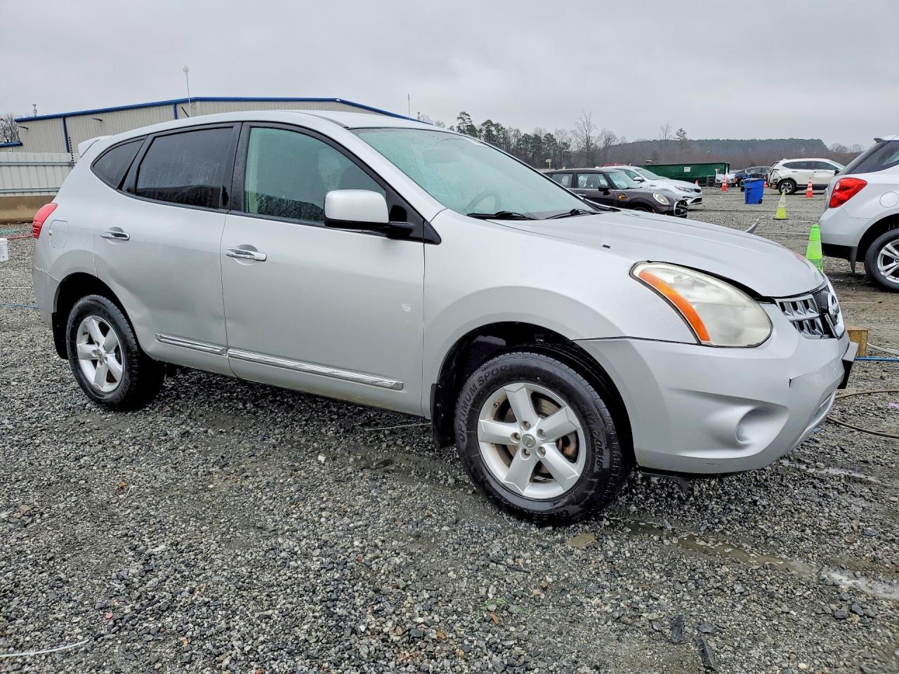 2013 Nissan Rogue S Silver vin: JN8AS5MV3DW663099